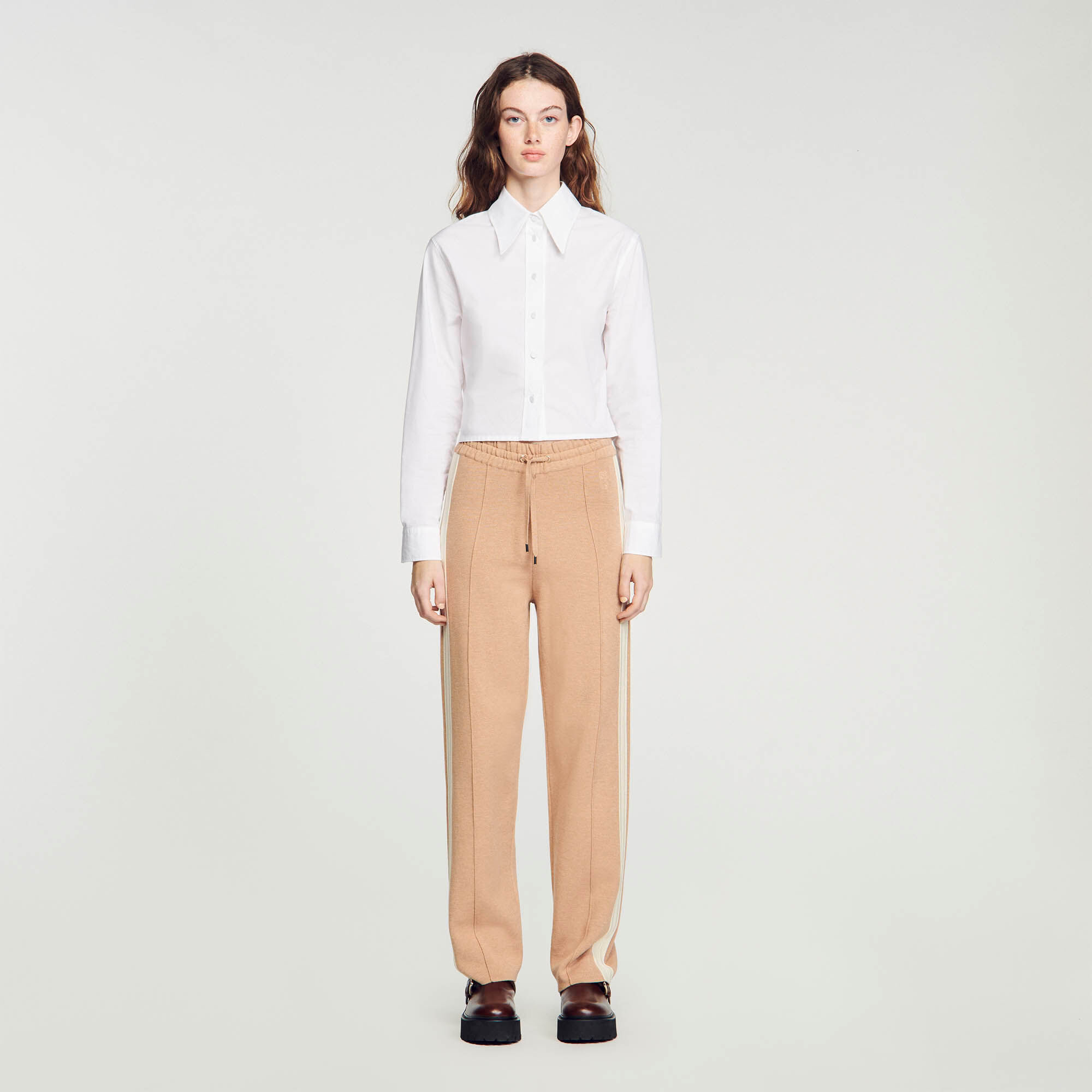 Knit jogging bottoms
