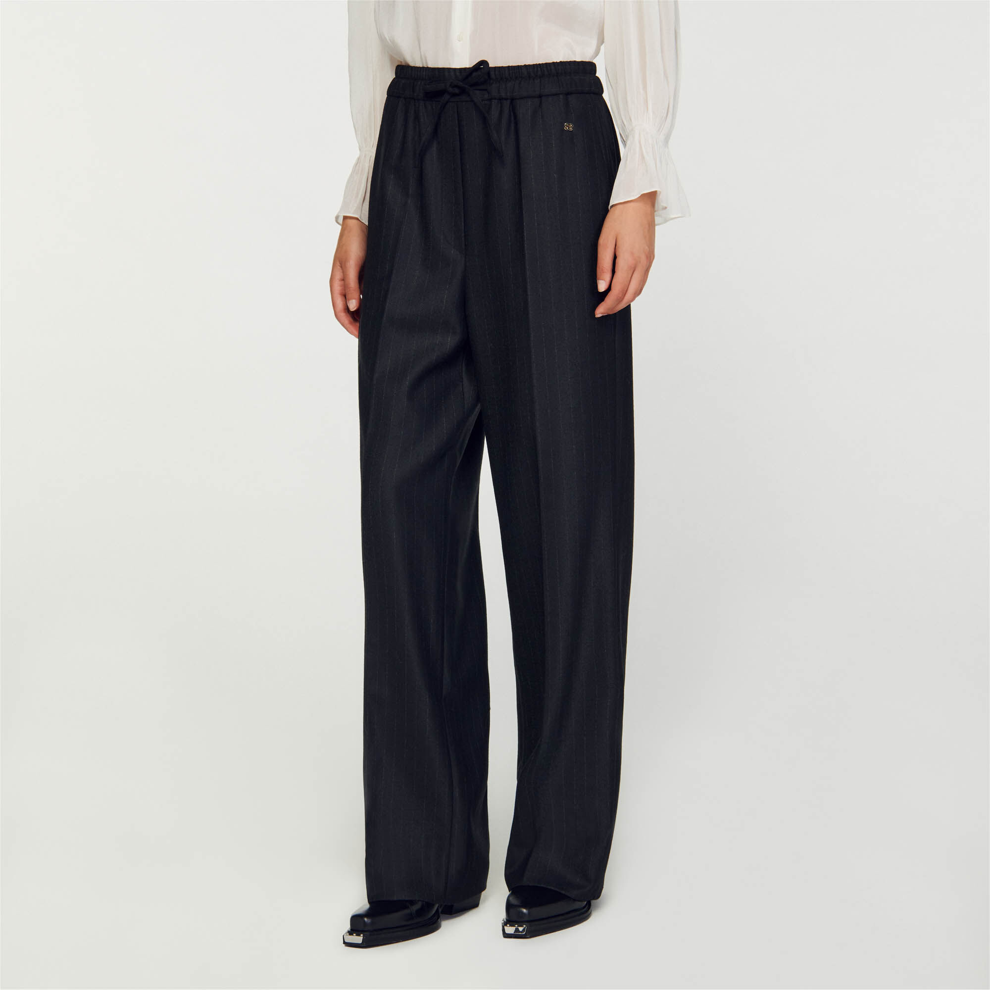 Striped trousers hotsell wide leg