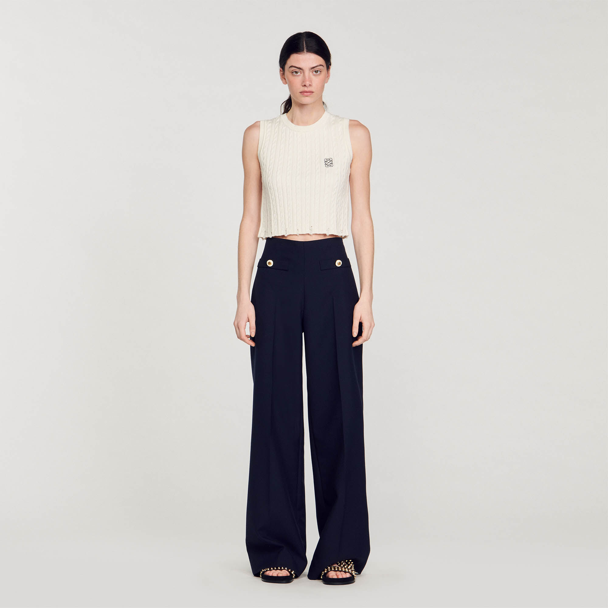 Pantalon sandro sales femme
