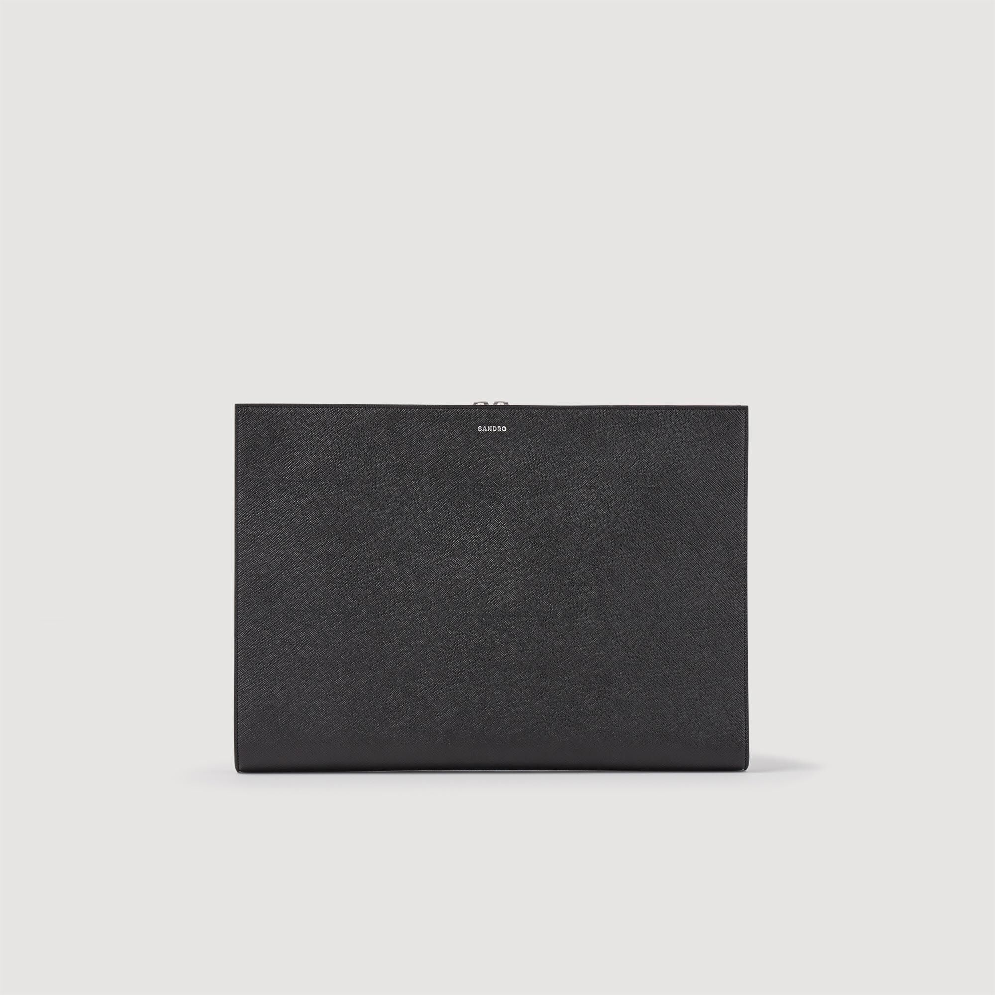 Grande pochette en cuir HTous les Accessoires Sandro paris