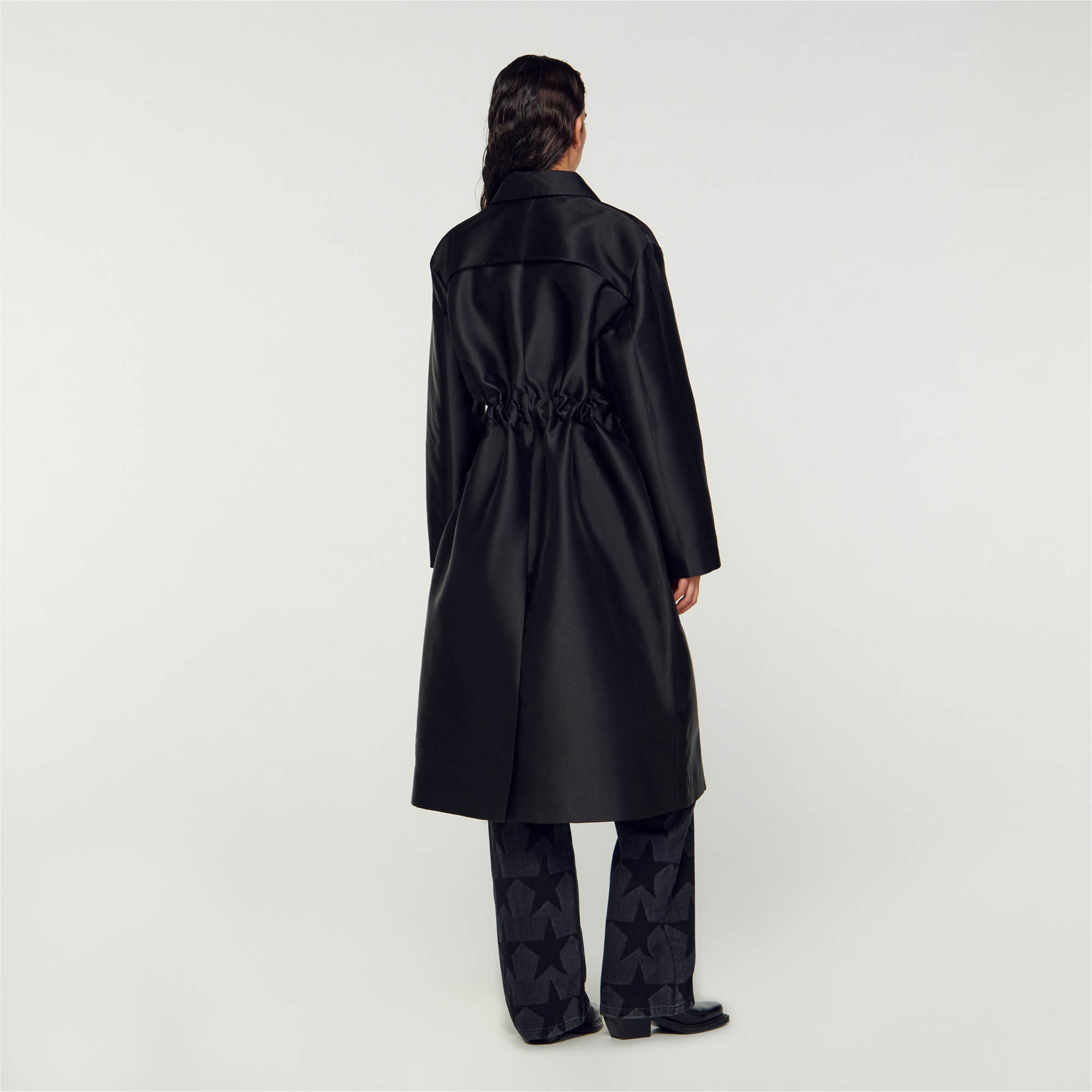 Satin overcoat shop