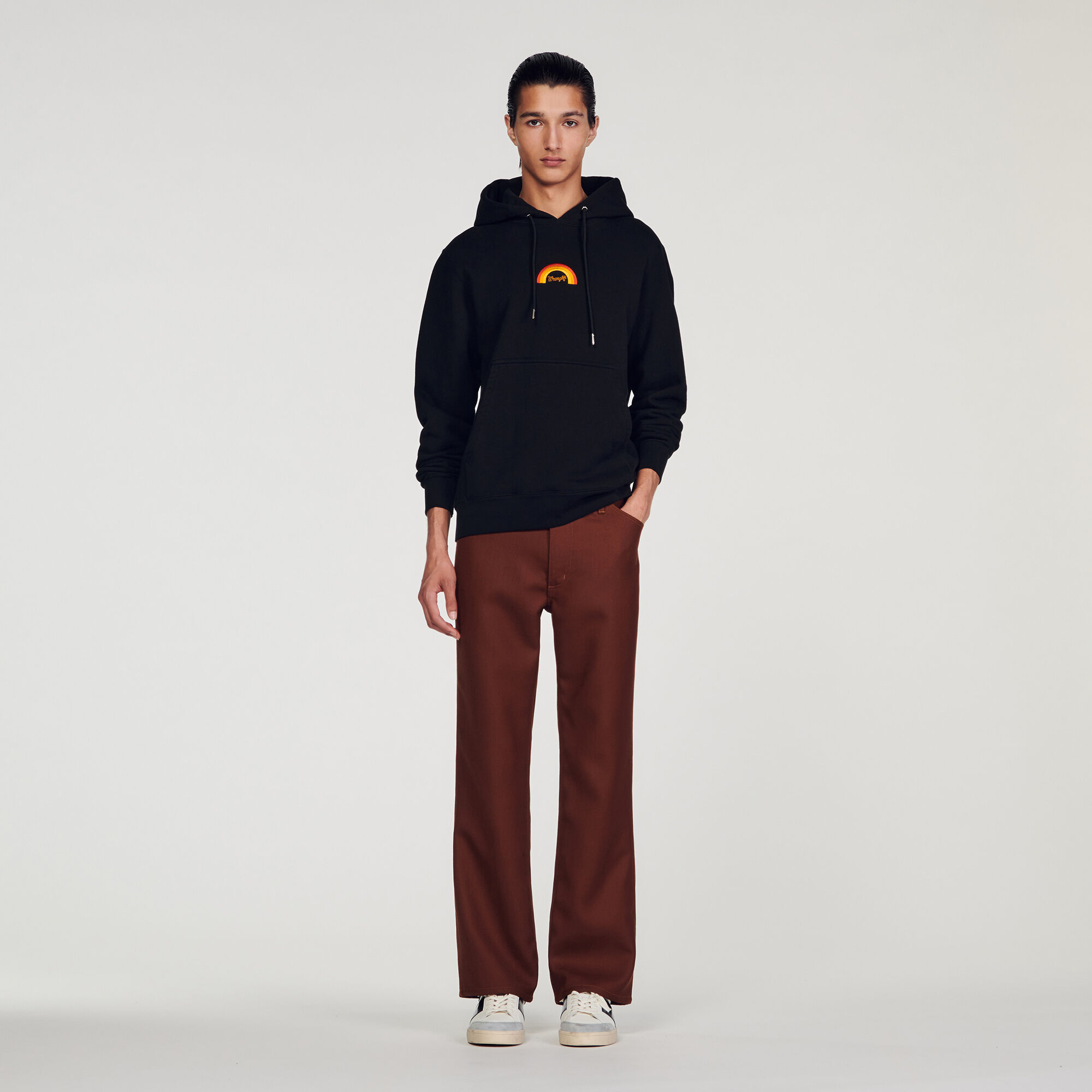 Sandro black on sale hoodie