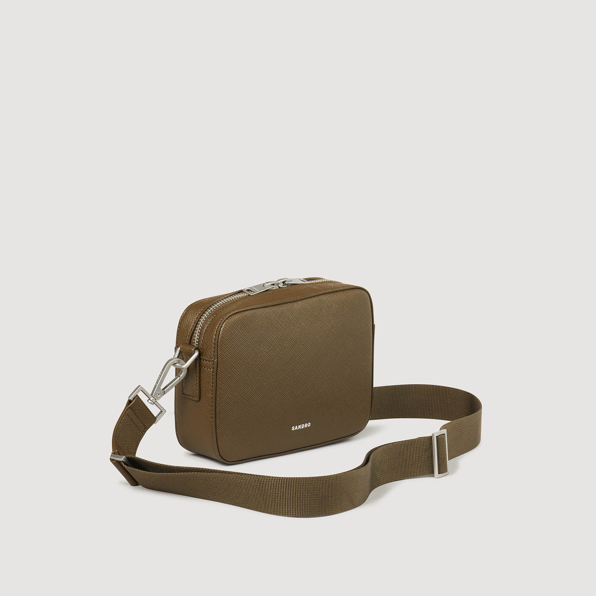 Small saffiano leather bag All Leather Goods Sandro paris