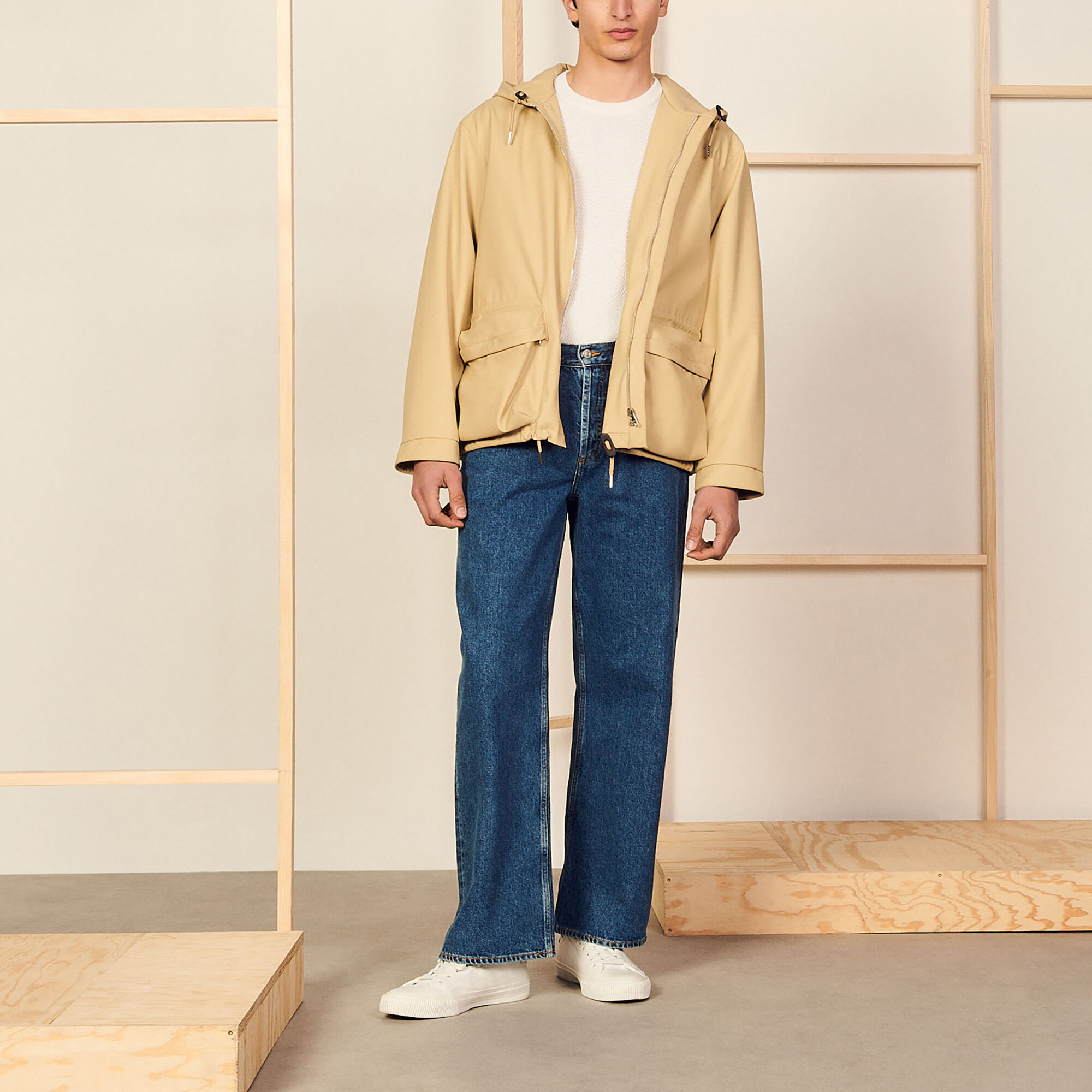 Parka sandro homme sales