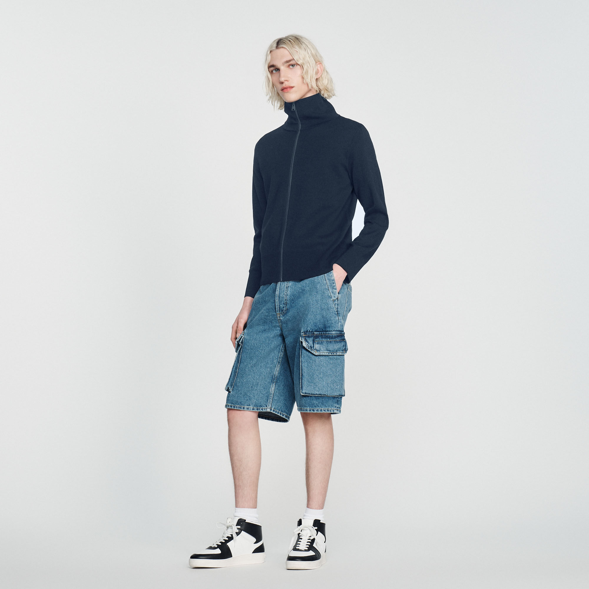 Cardigan sandro sale homme