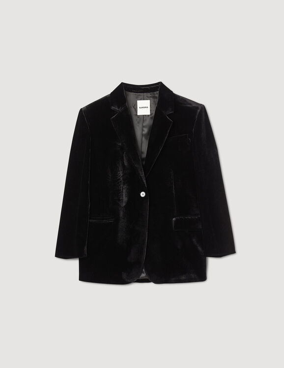 Velvet suit jacket - Jackets Blazers 