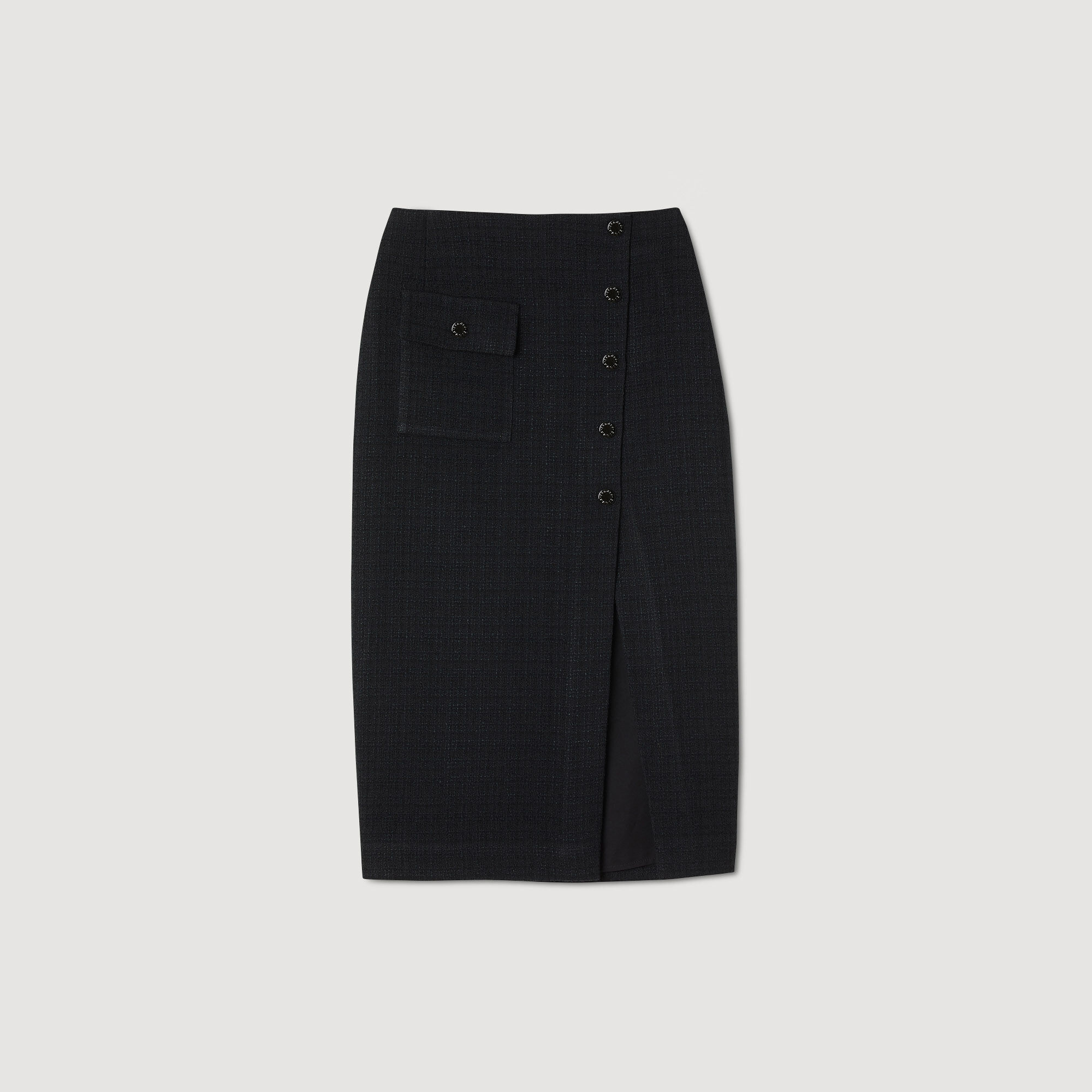 Tweed midi skirt Skirts Shorts Sandro paris