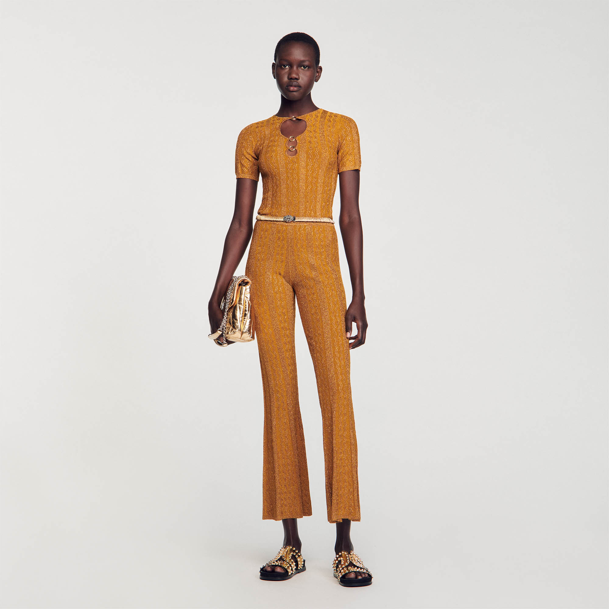Trousers yellow outlet
