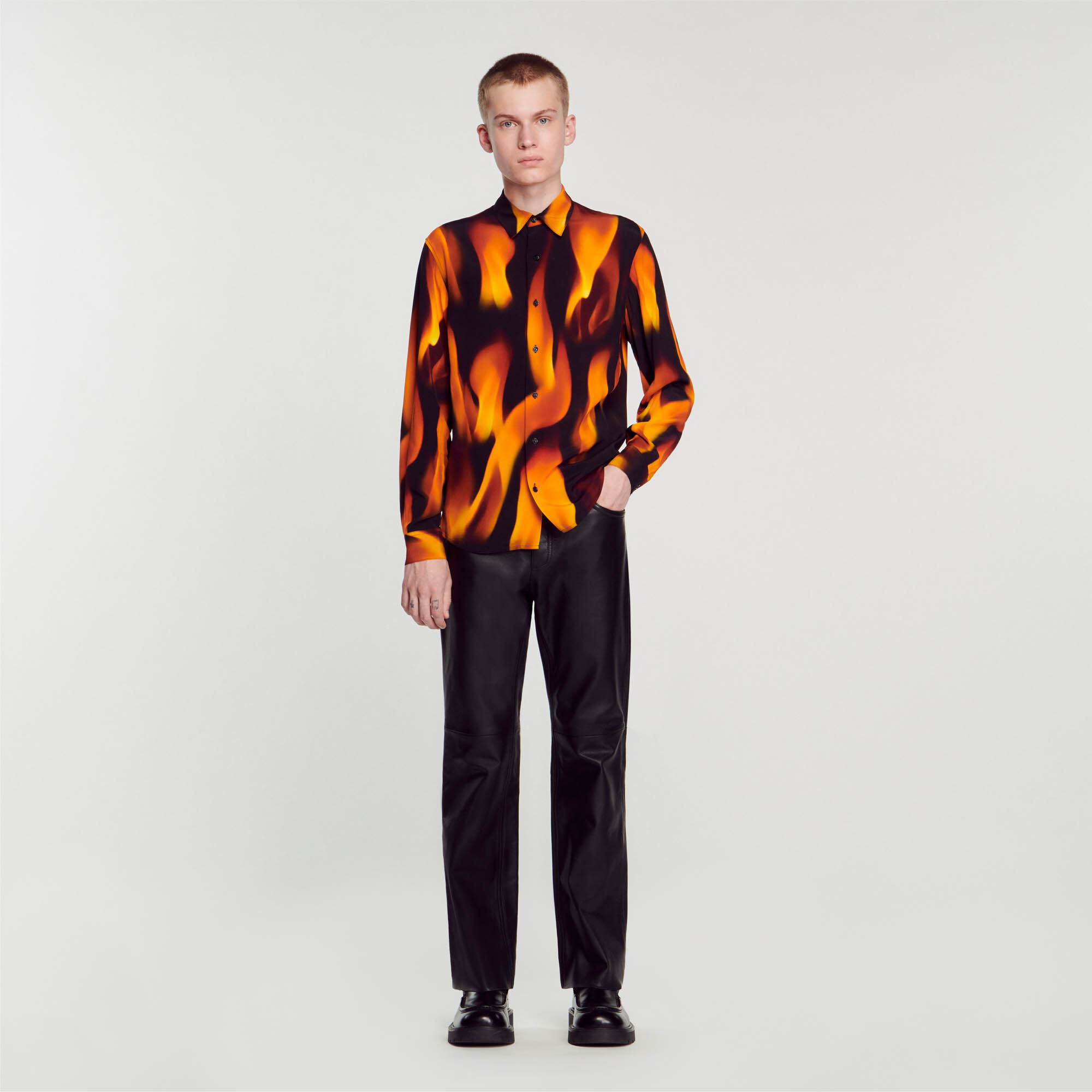 Copy of SOLDES ES HChemises 2DEM Sale Man Sandro paris