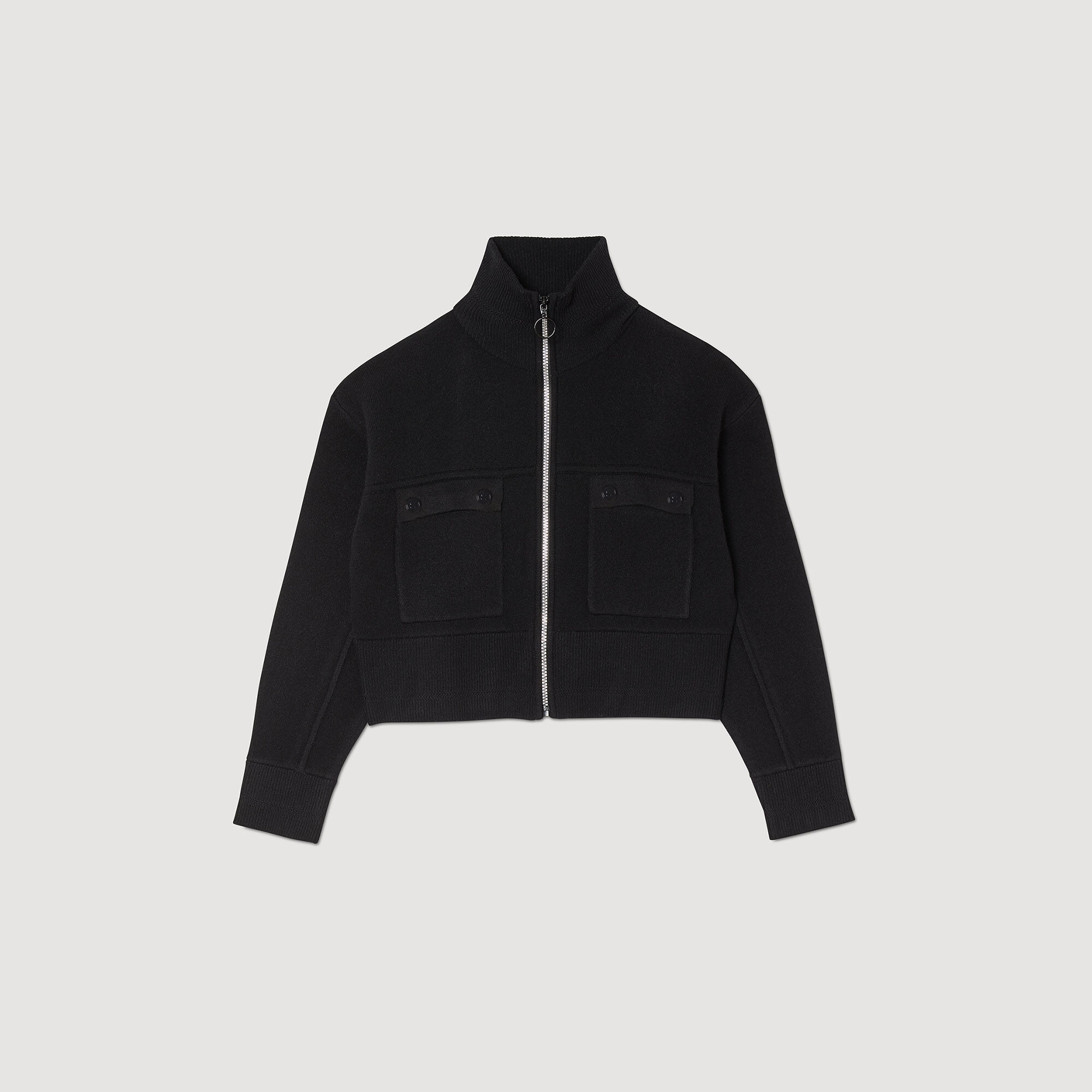 Zip up coatigan Coatigans Sandro paris