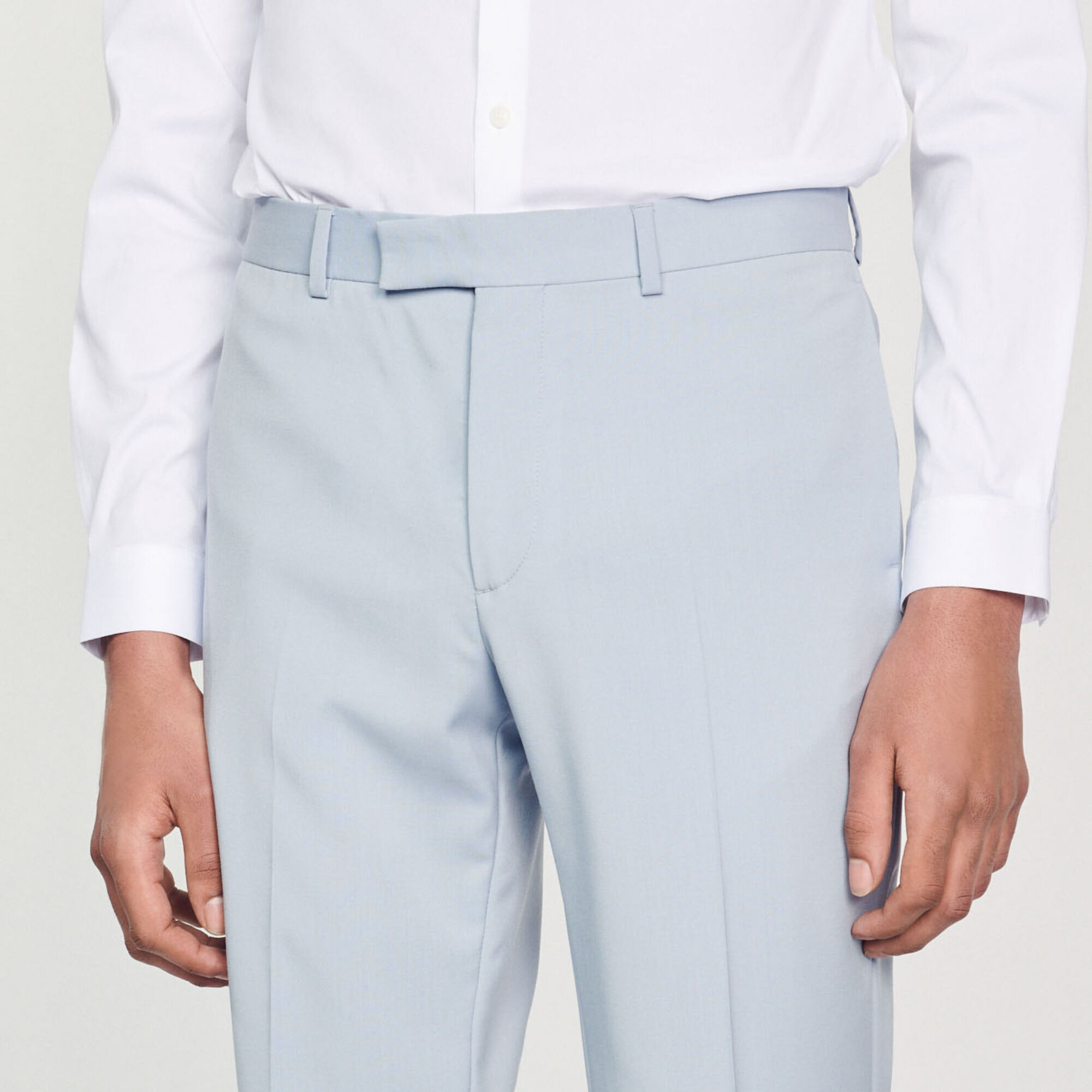 Jack  Jones Premium slim fit suit trouser in light blue  ASOS