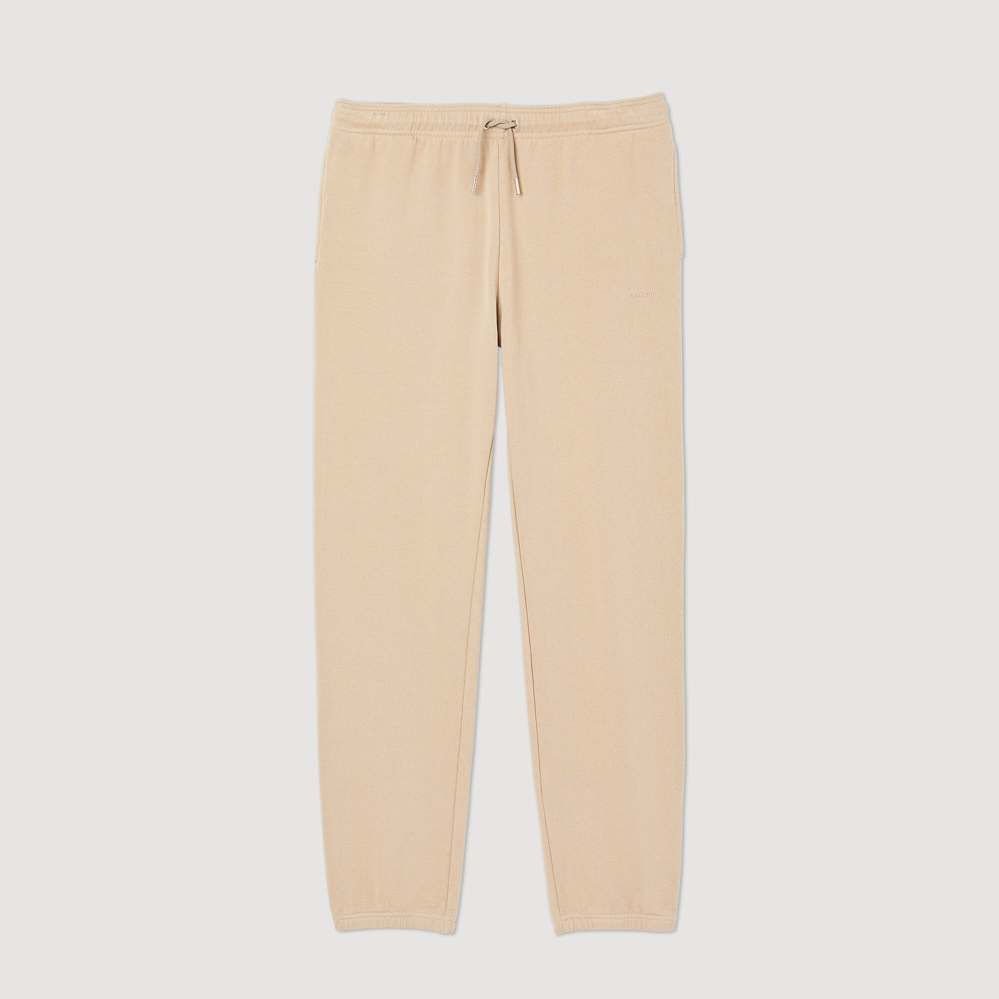 Embroidered fleece jogging bottoms More Responsible Sandro