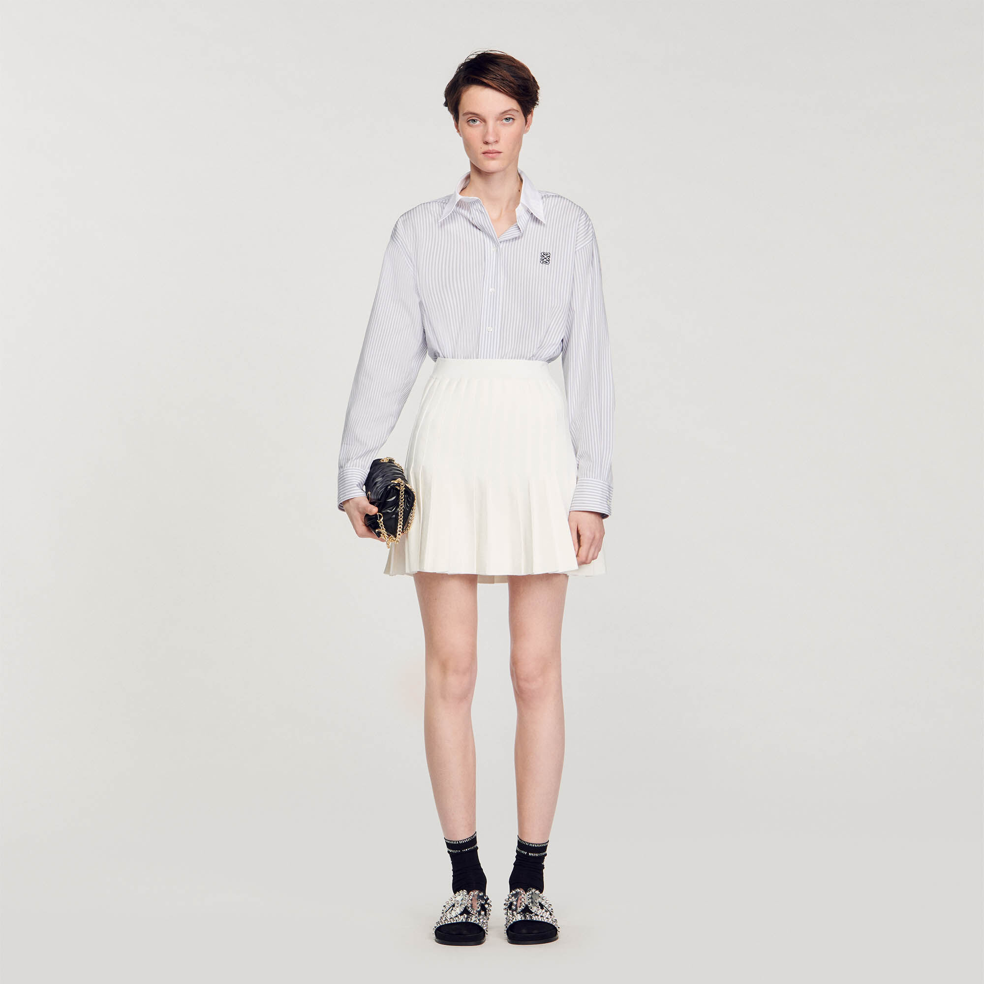 Short black skirt 9mm hot sale