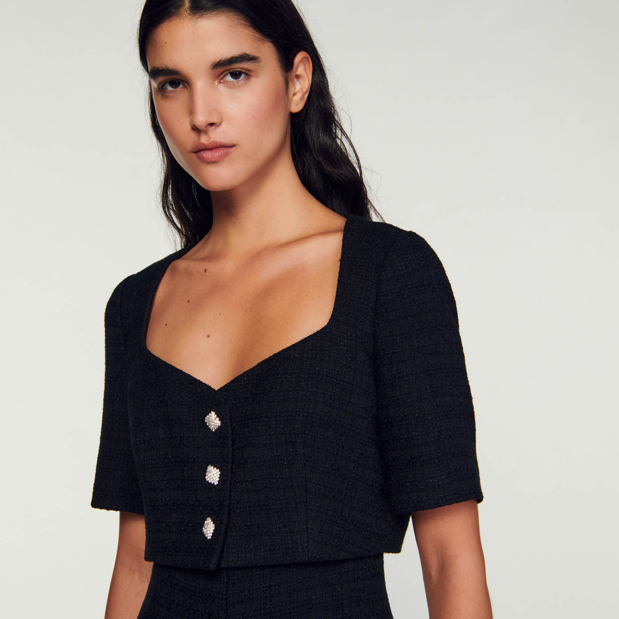 Tweed trouser suit Jumpsuits Sandro paris