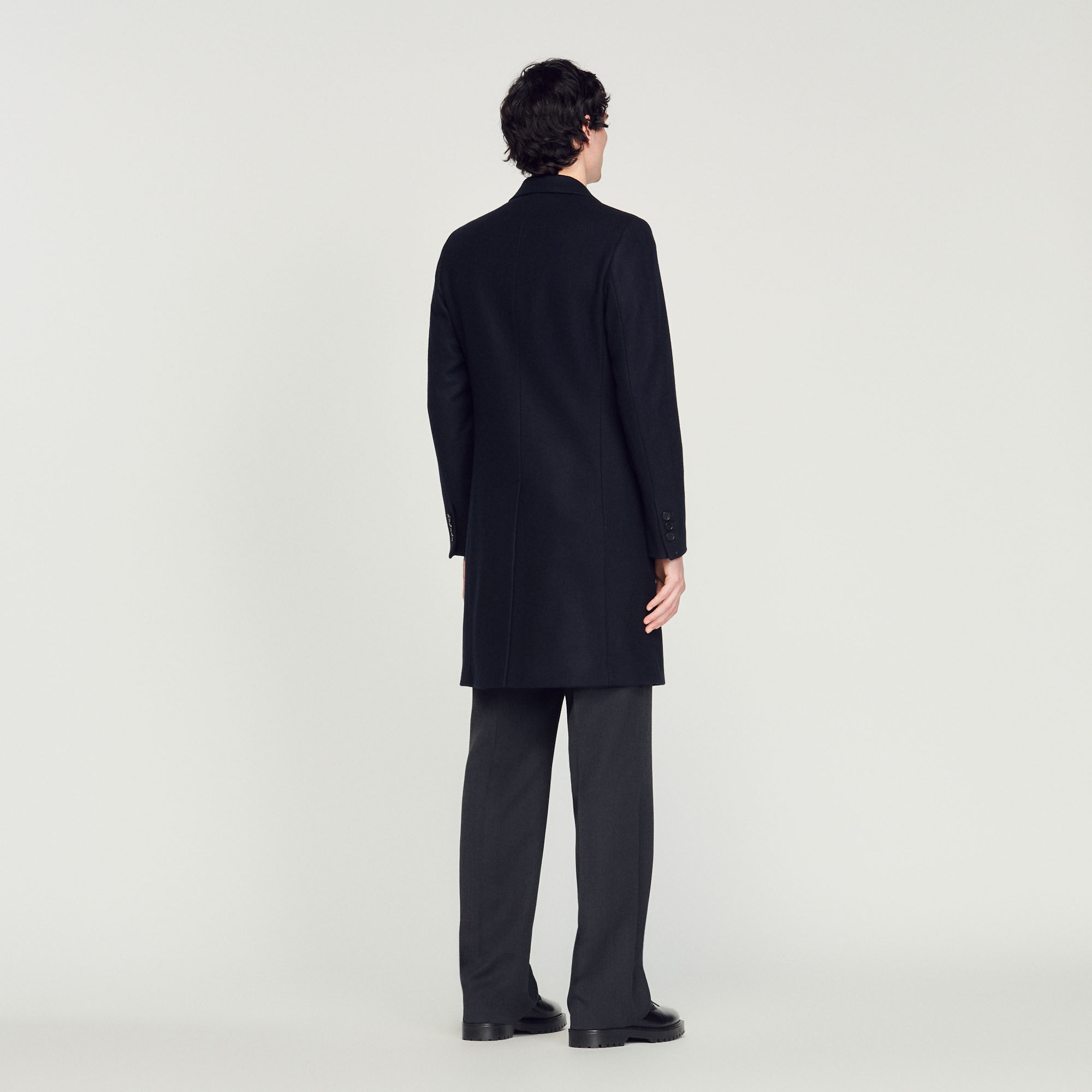 Wool and cashmere coat Coats Sandro paris