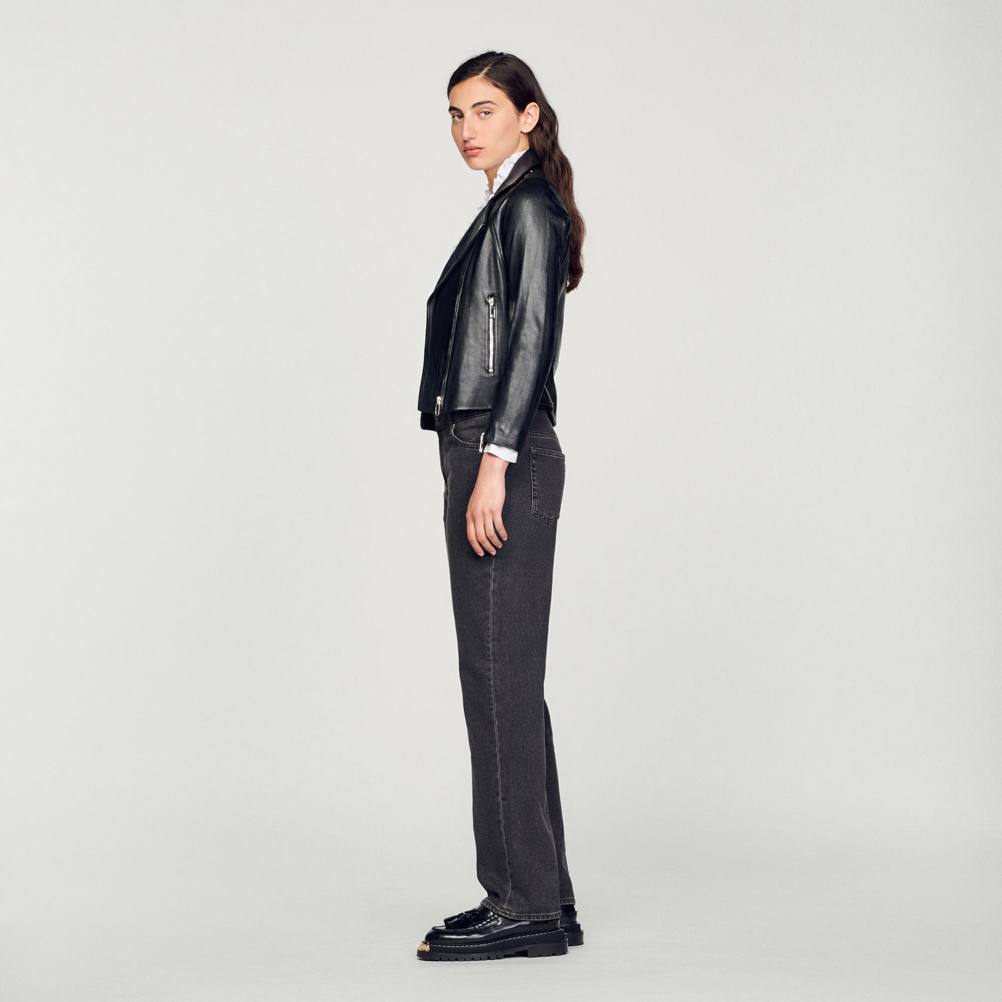Leather jacket Blazers Jackets Sandro paris