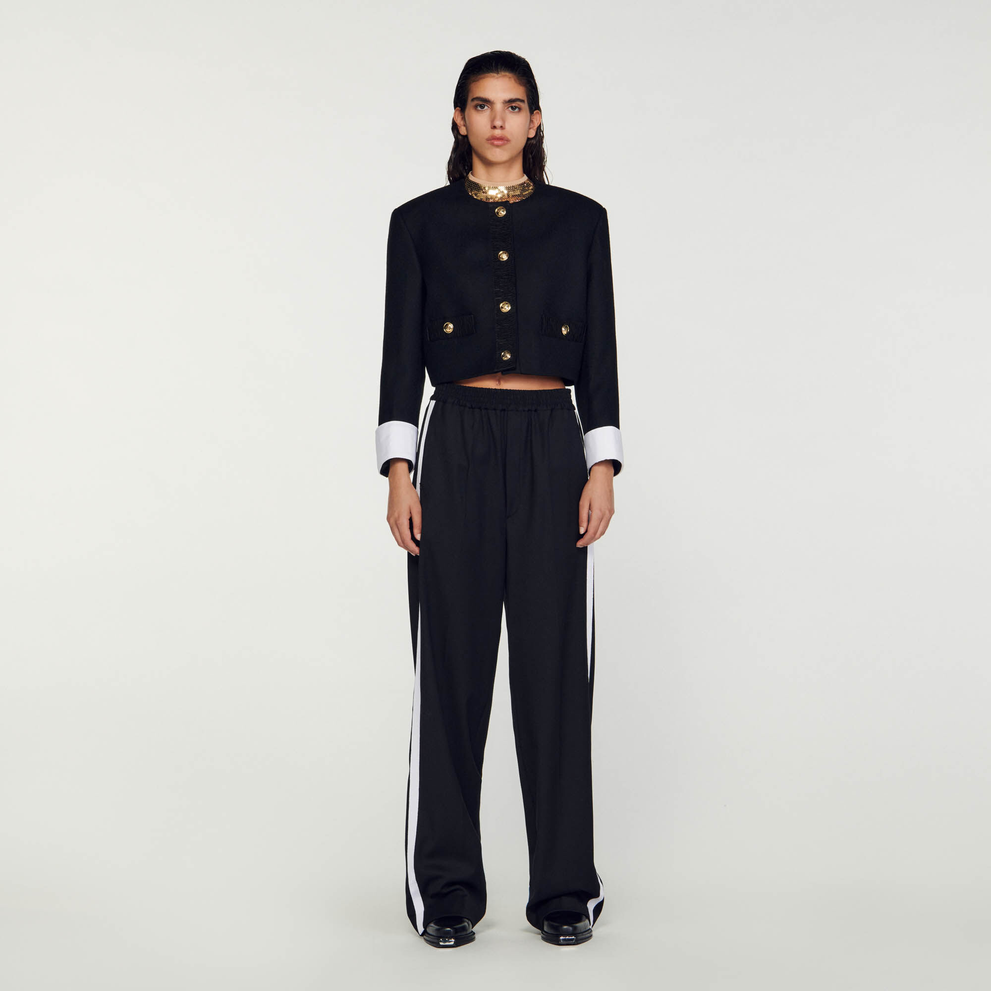 Cropped dressy jacket online