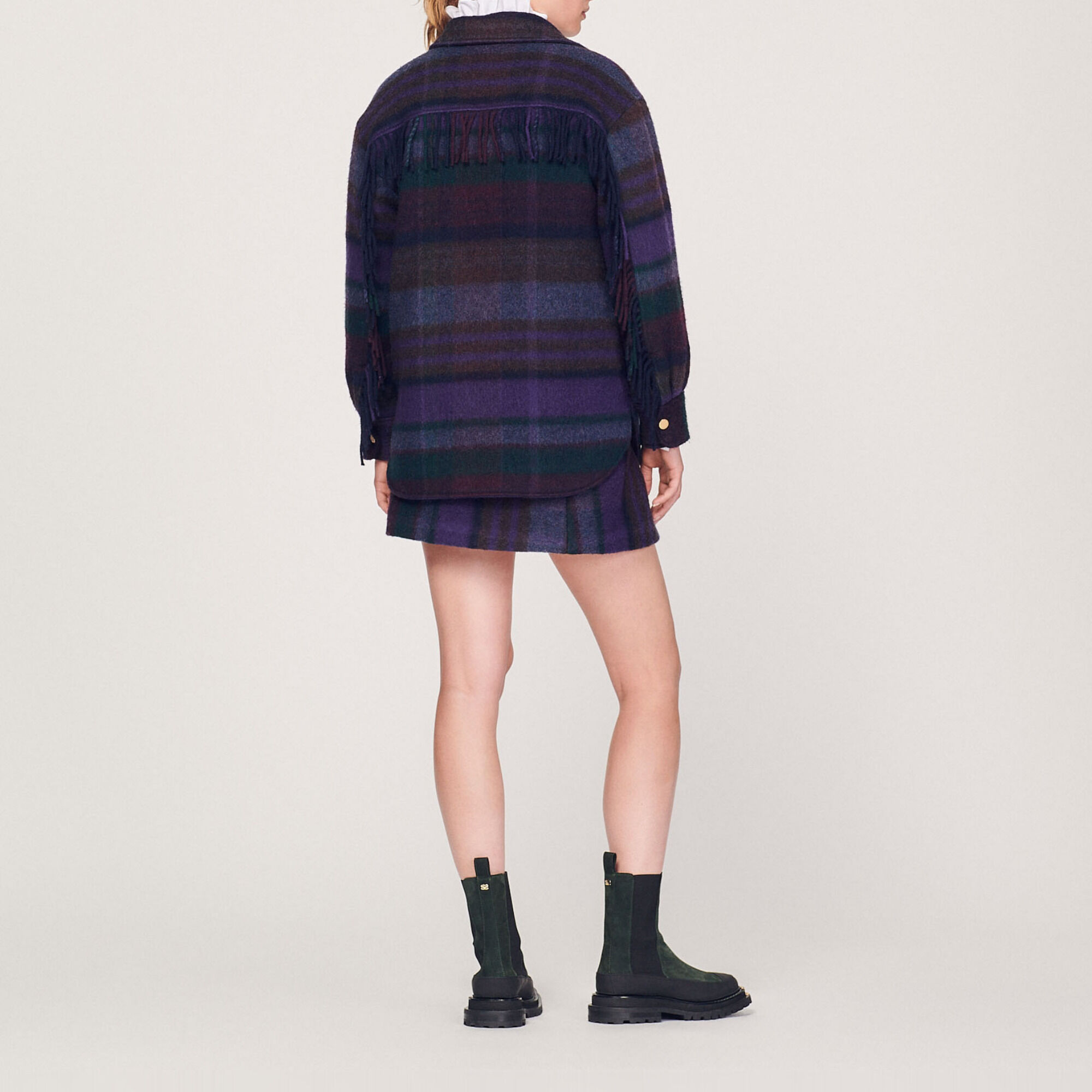 Manteau sandro online carreaux