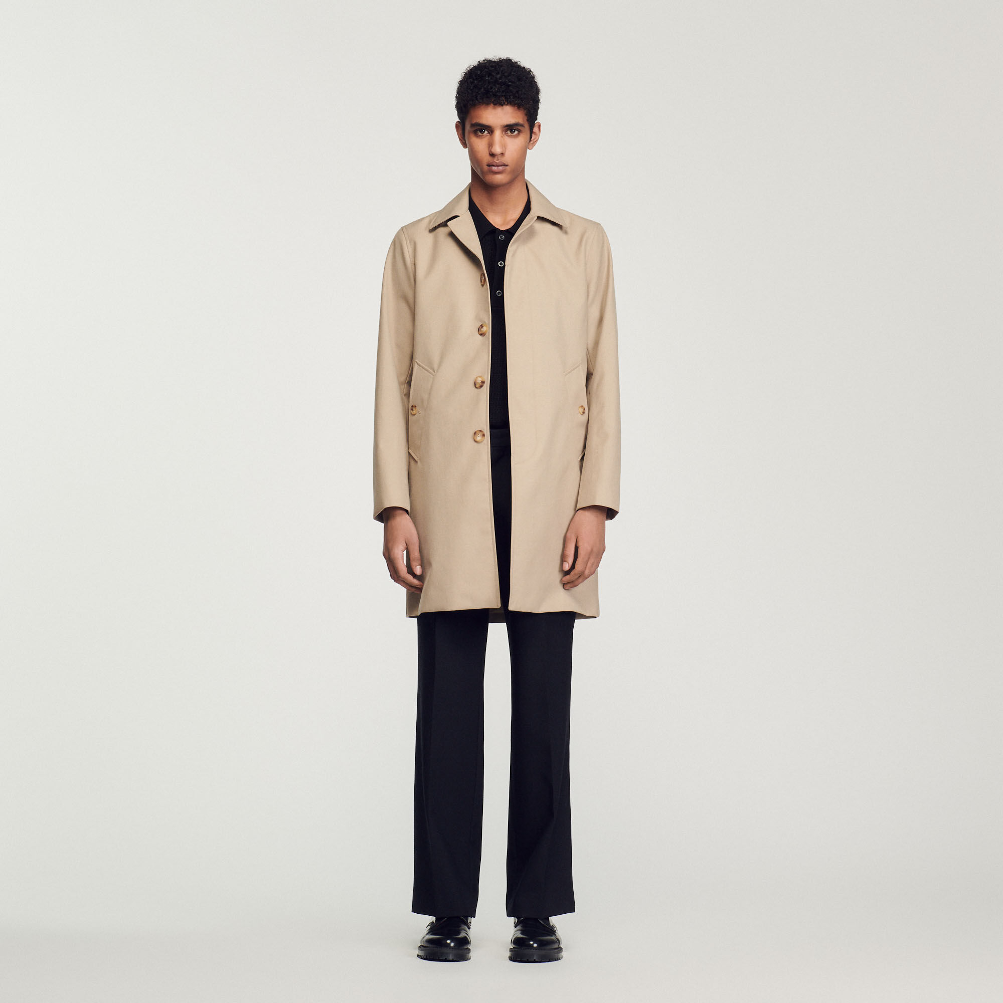 Straight cut waterproof jacket