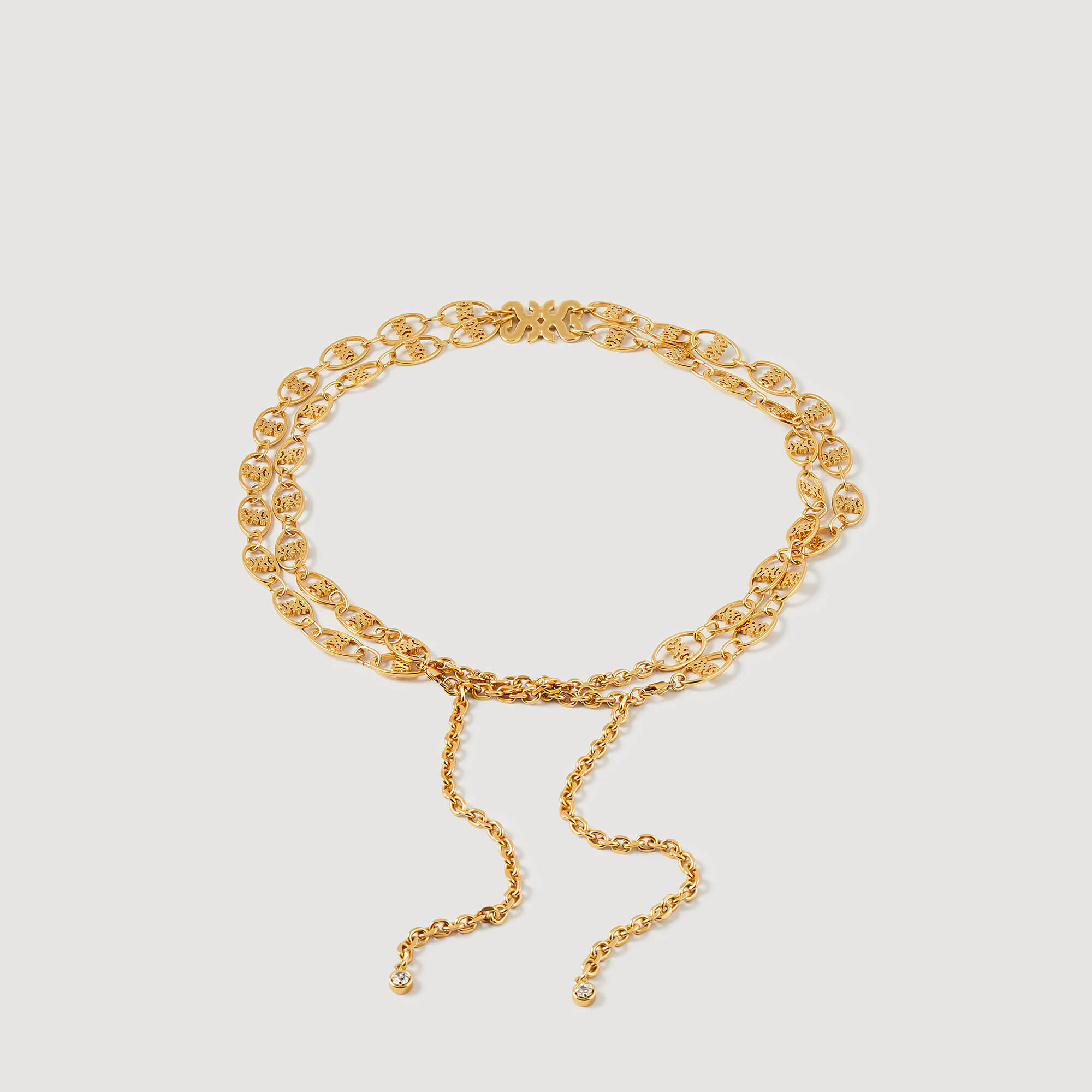 Double chain belt sale