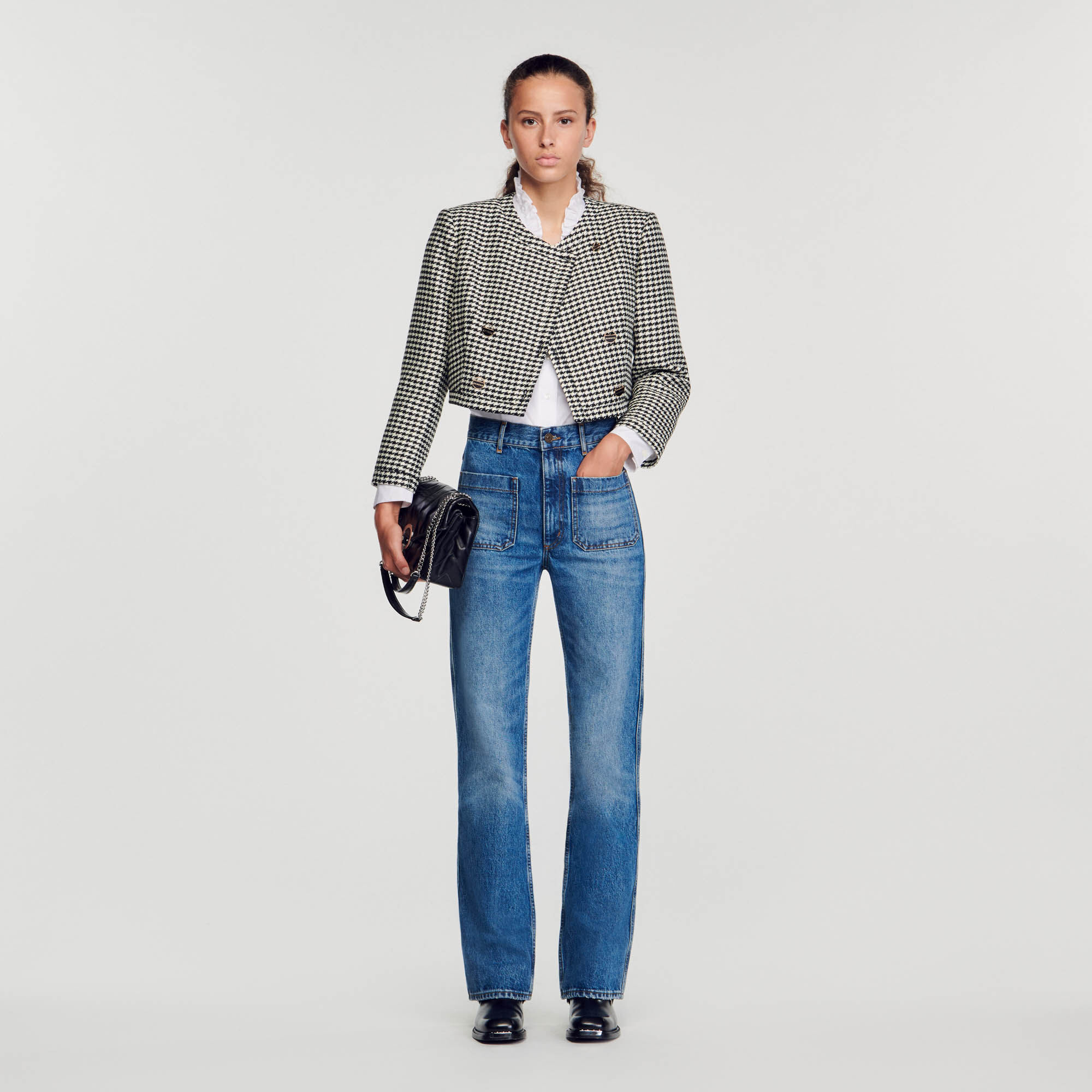 Jacket en jeans femme on sale
