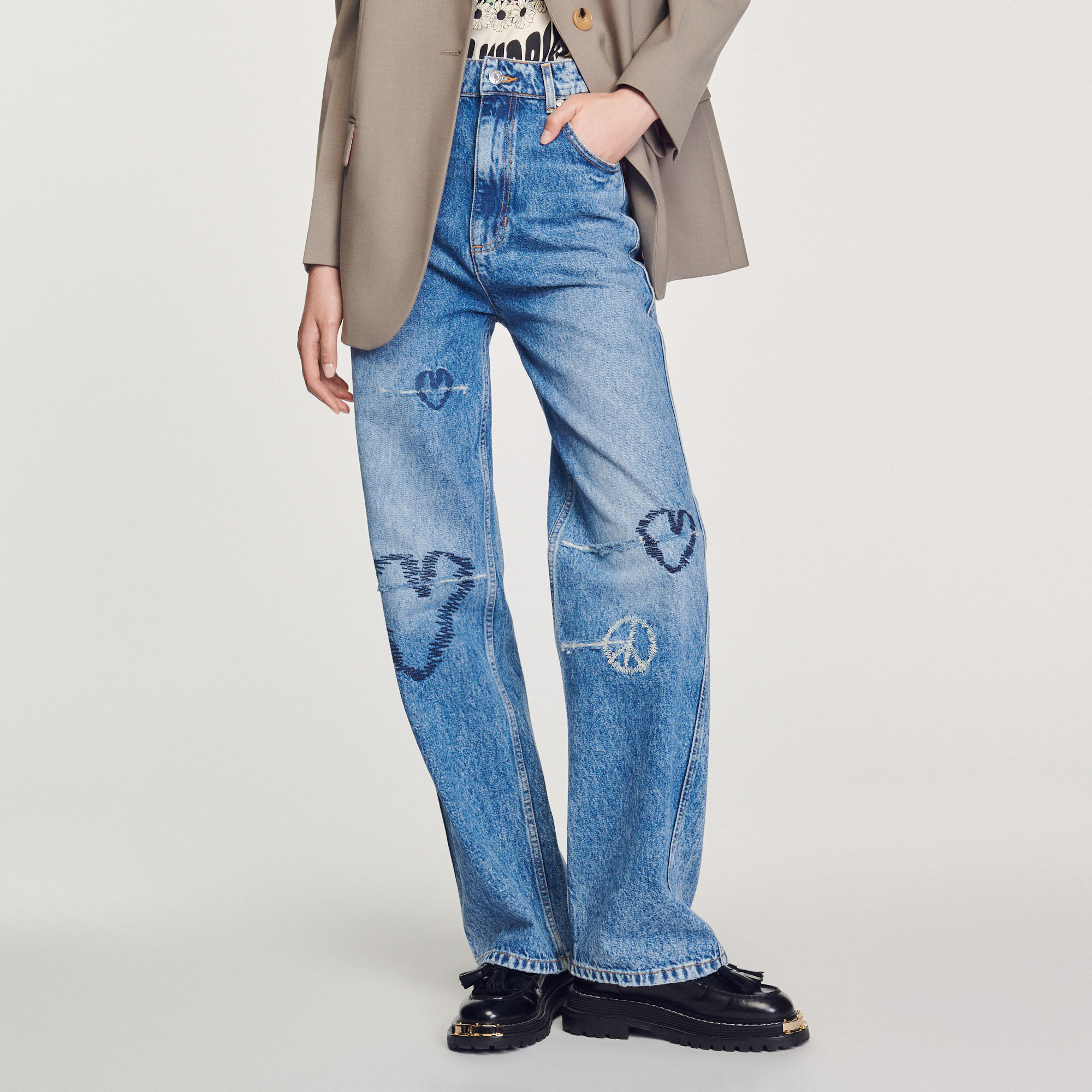 Sandro paris jeans best sale