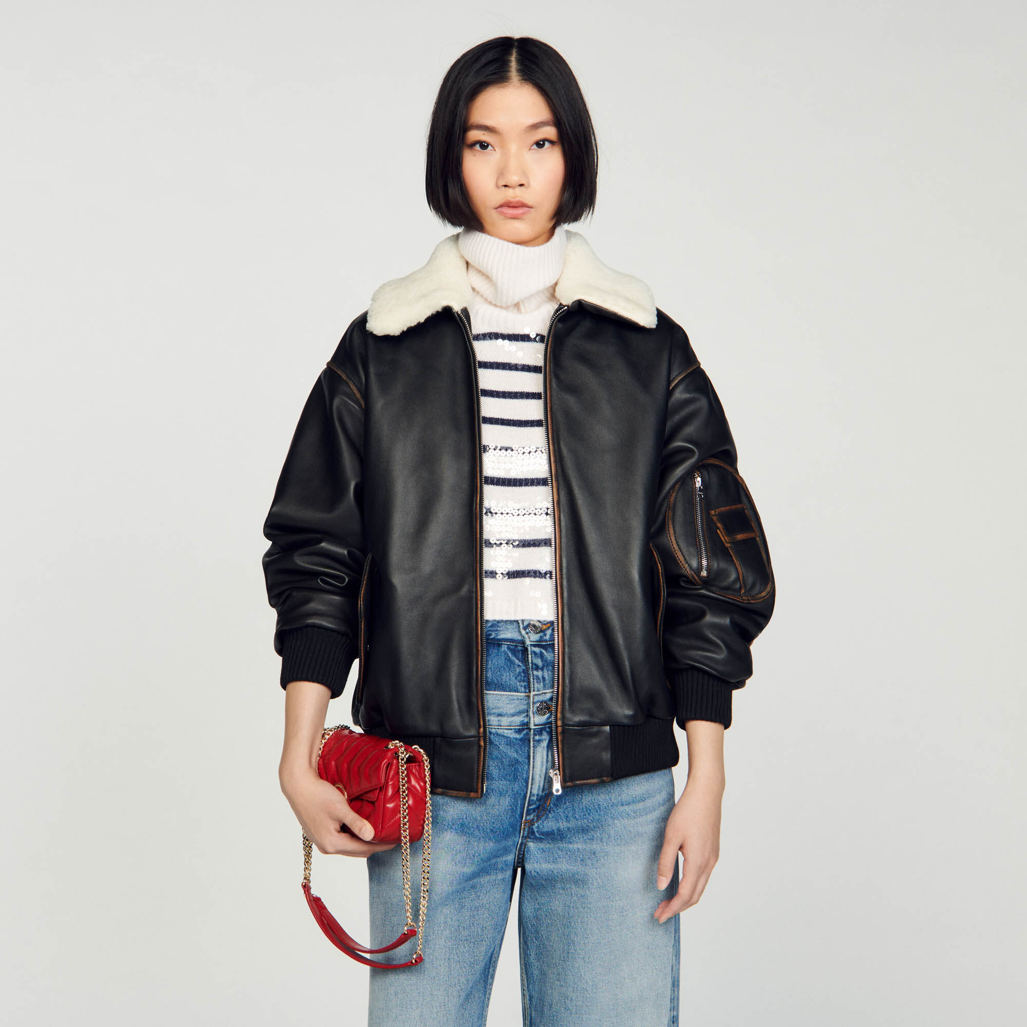 Sandro bomber cheap