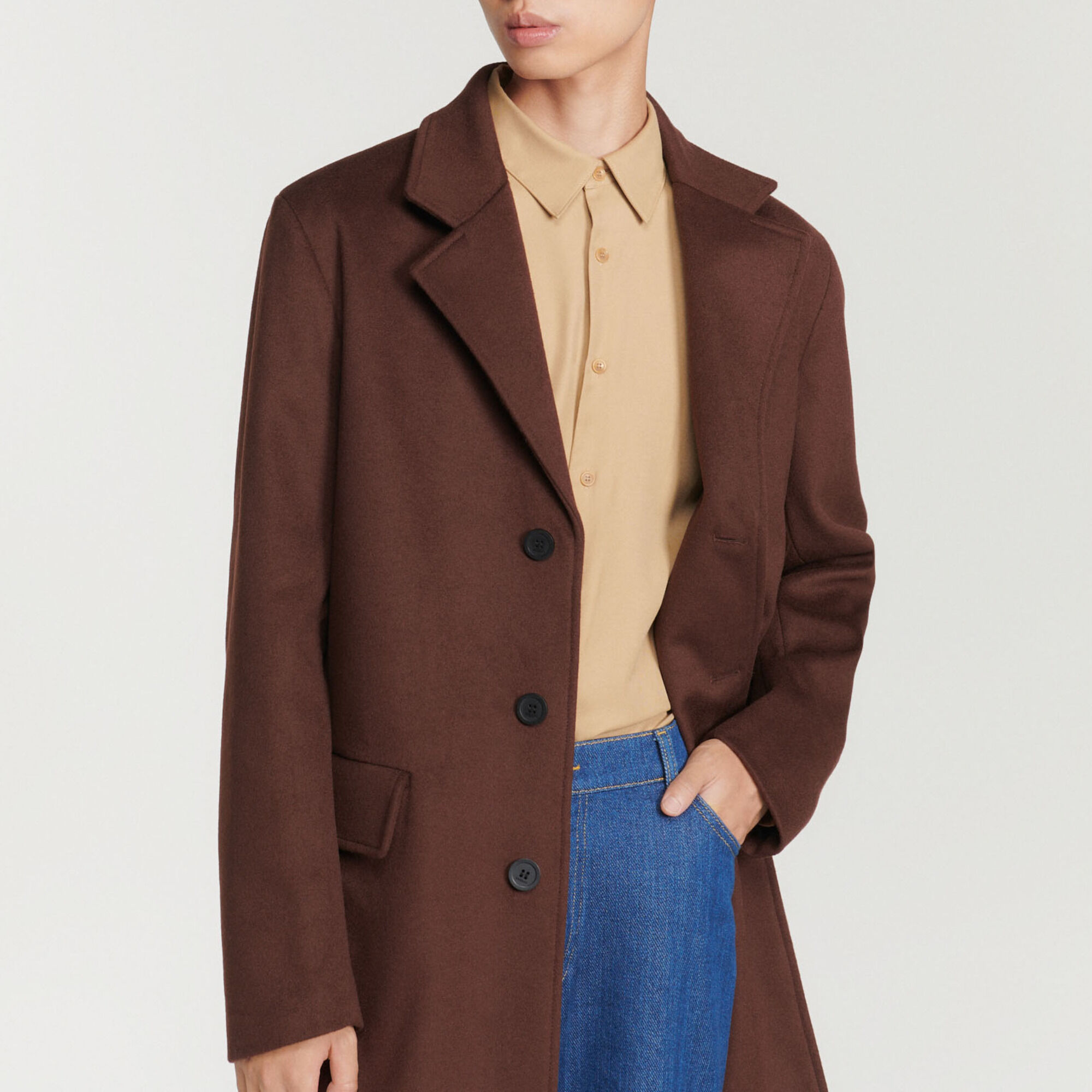 Trench coat sandro homme outlet