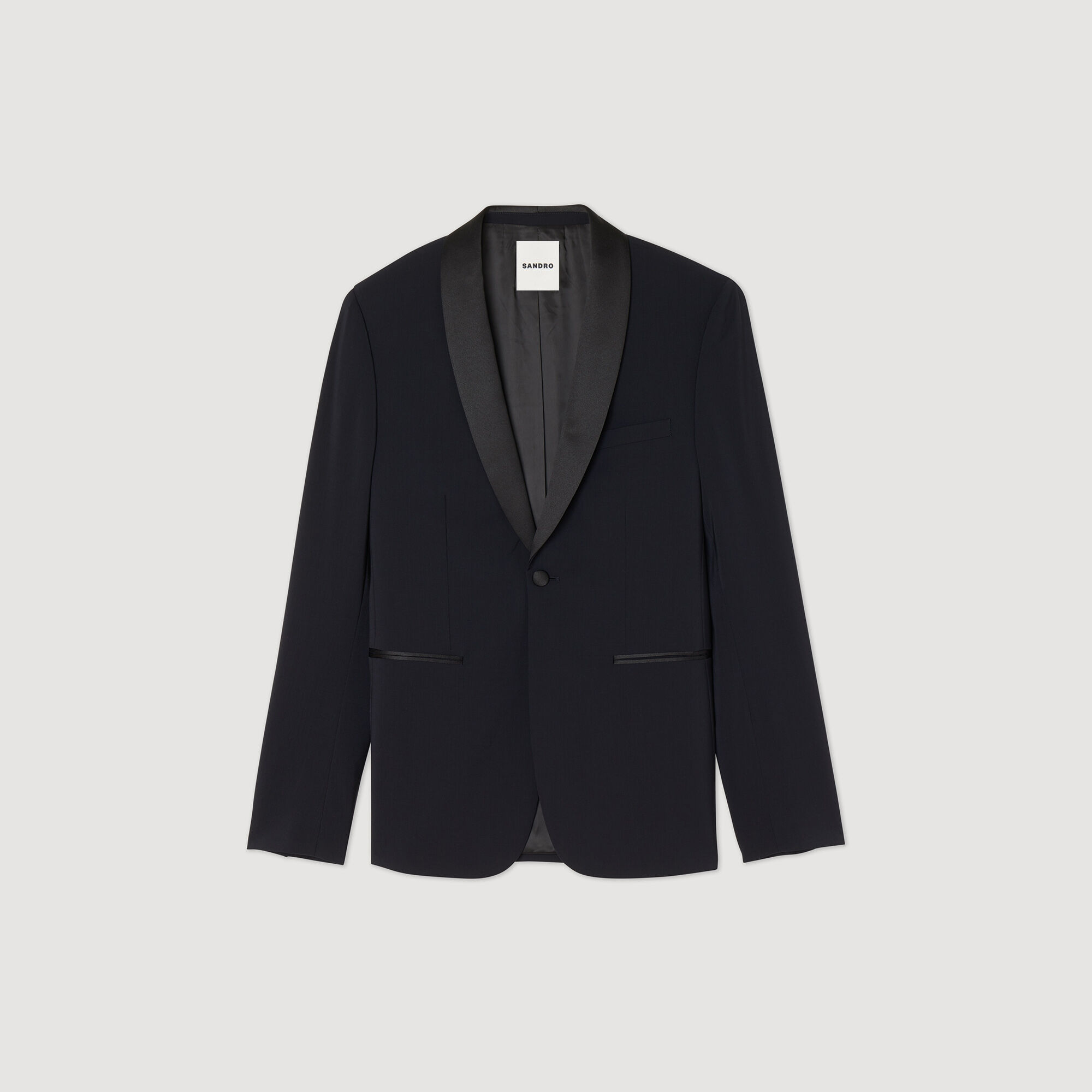 Tuxedo jacket with satin Suits Tuxedos Sandro paris