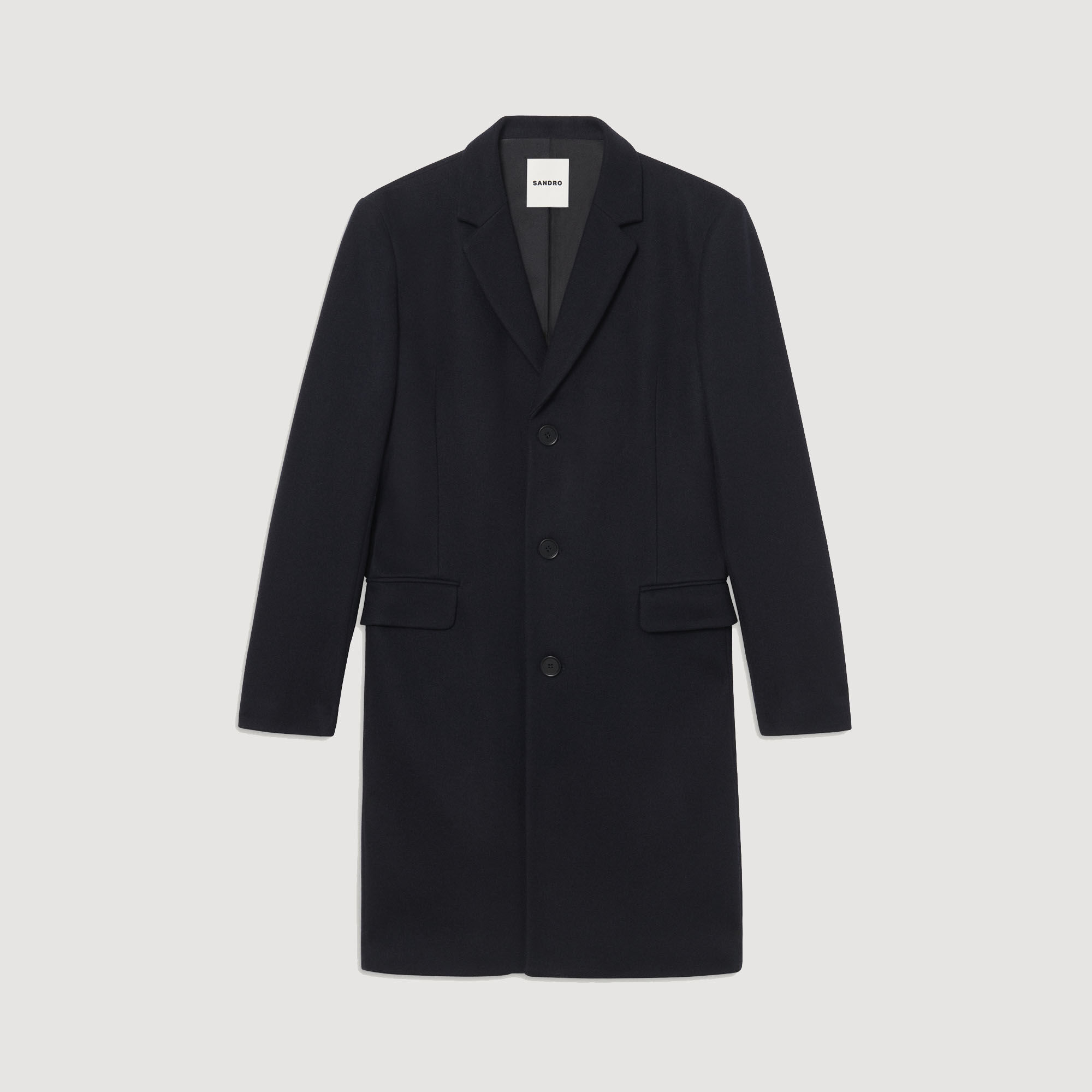 Sandro cashmere top coat