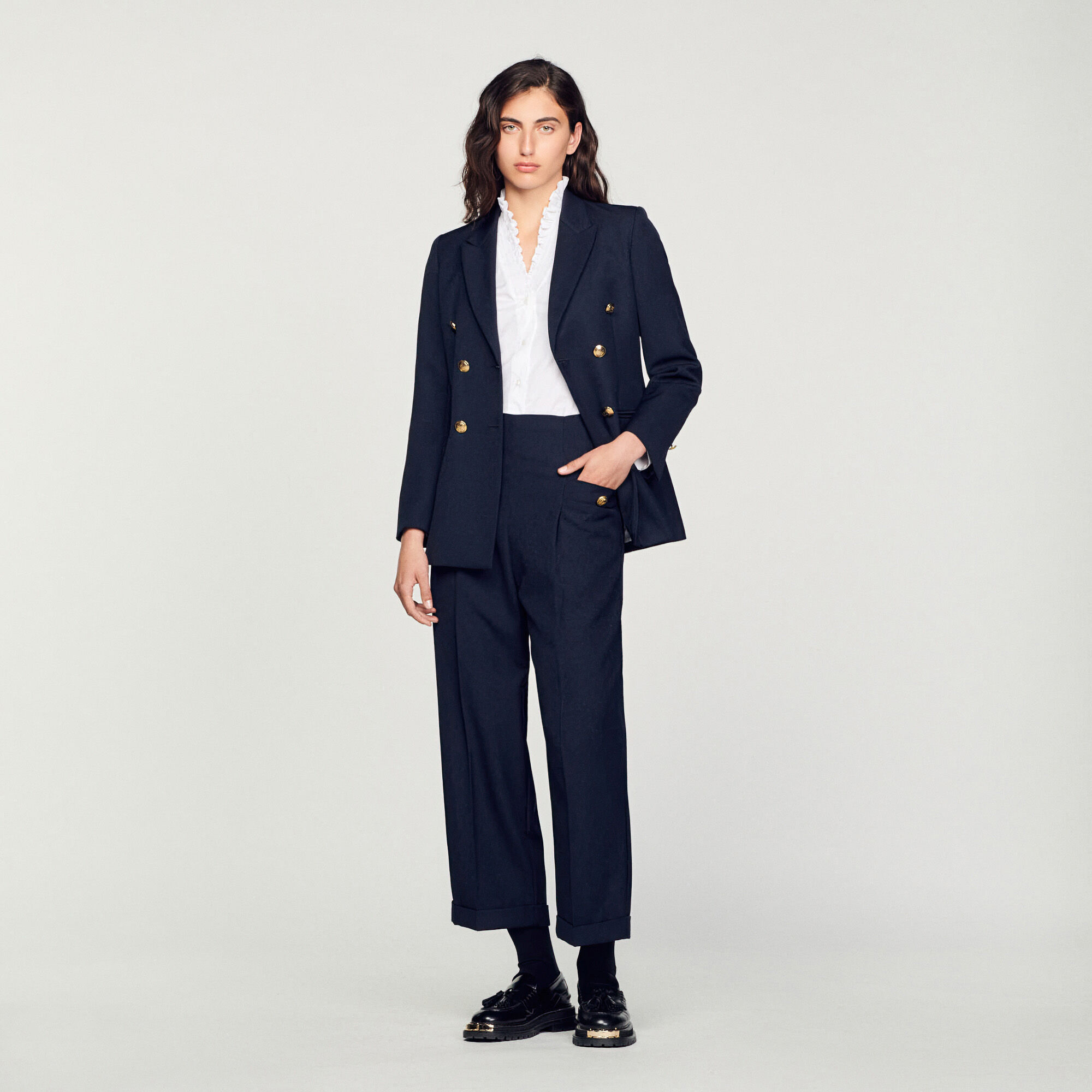 Sandro trousers clearance