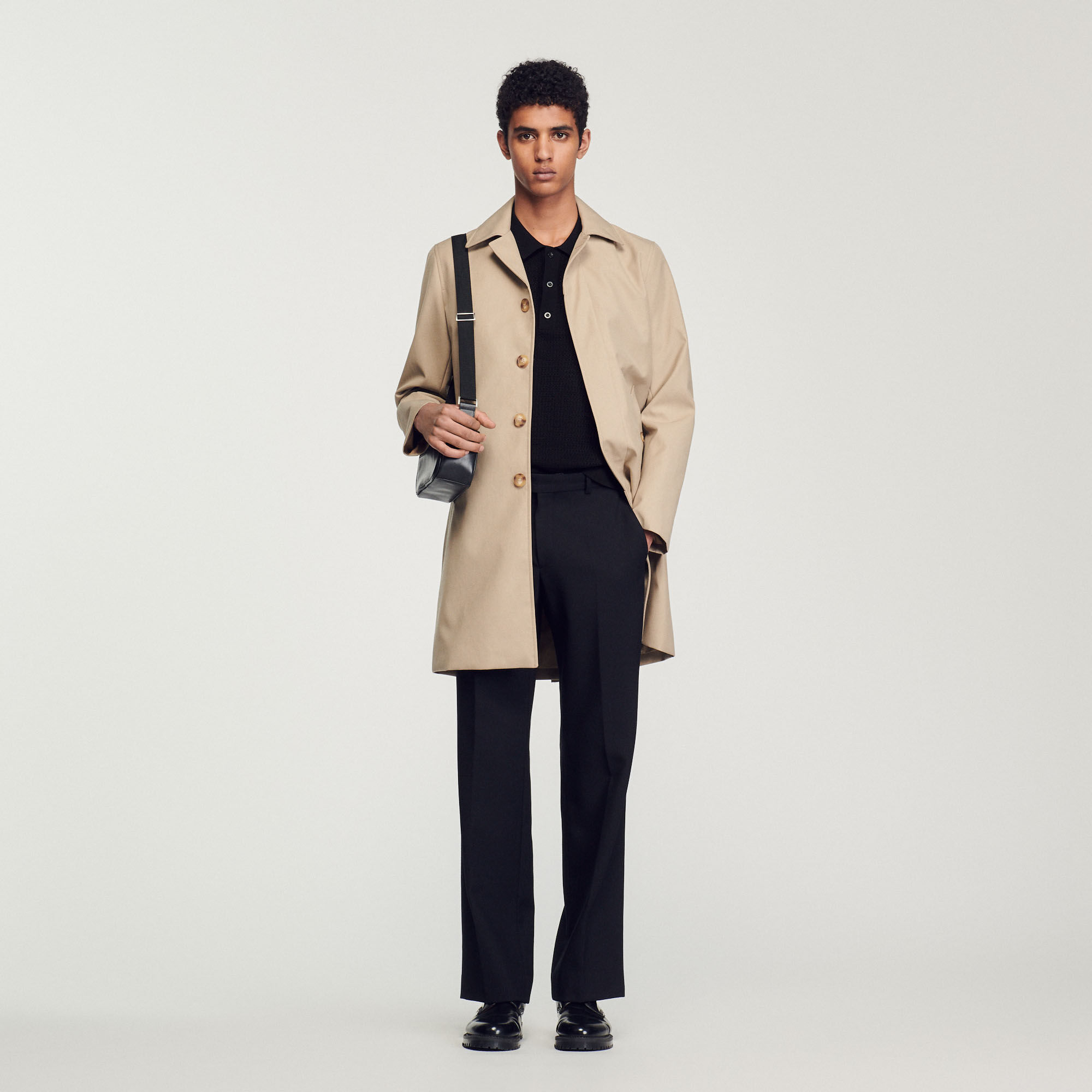 Trench shop coat shirt