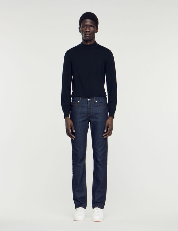 Waterless narrow cut jeans Raw-Denim Homme