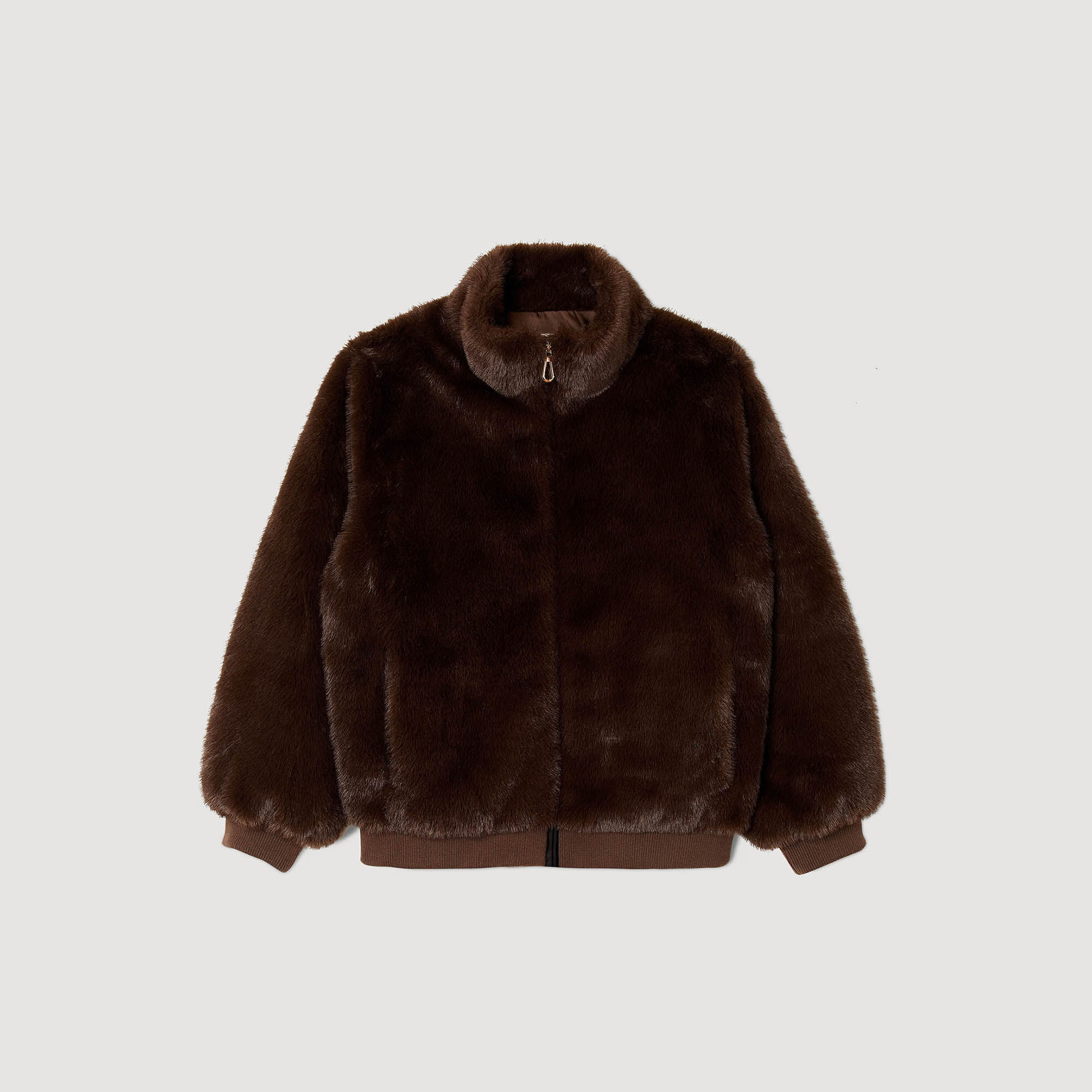 Faux fur jacket