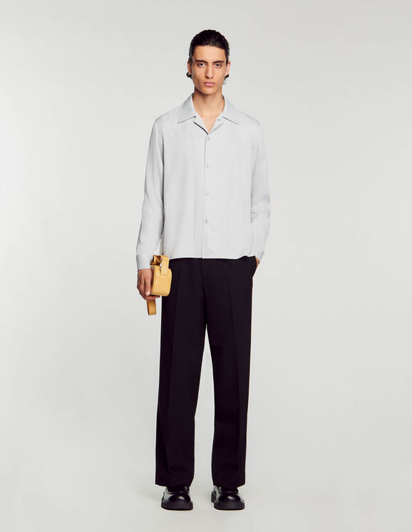 Louis Vuitton, Shirts, Louis Vuitton Paris Black Button Up Formal  Business Pleat Front Shirt Men 4 L