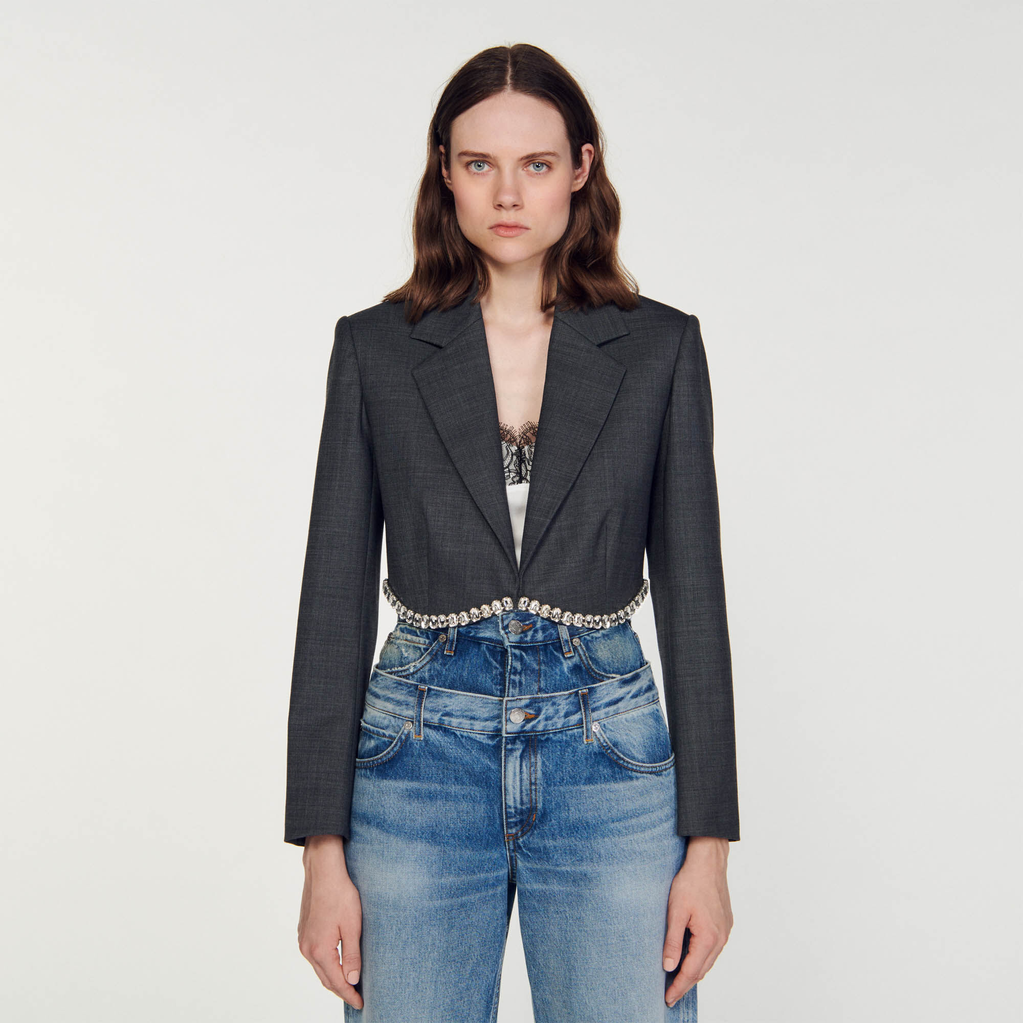 Short suit jacket womens discount