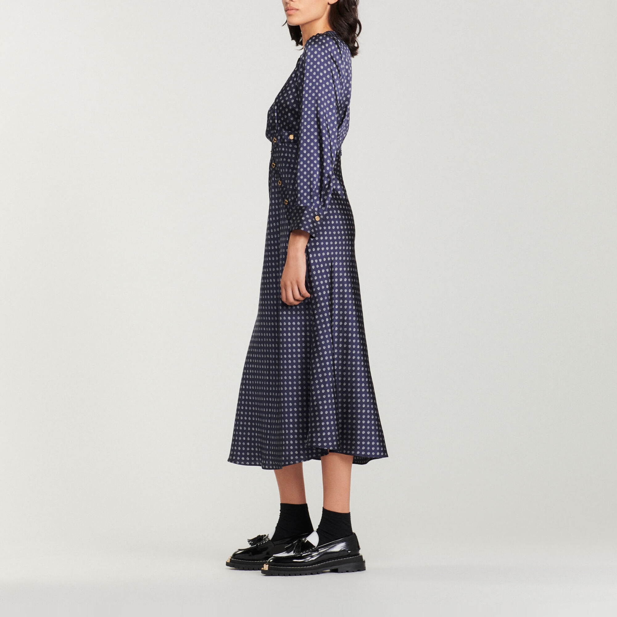 Sandro polka store dot dress