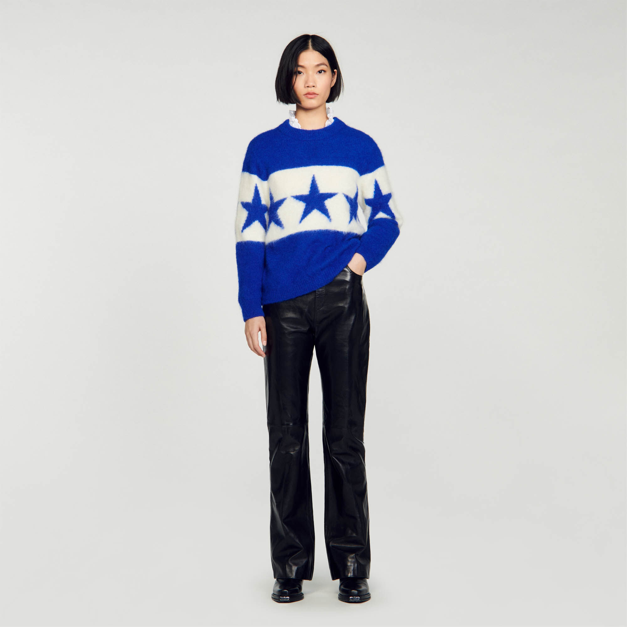 Starry knit jumper Sweaters Cardigans Sandro paris