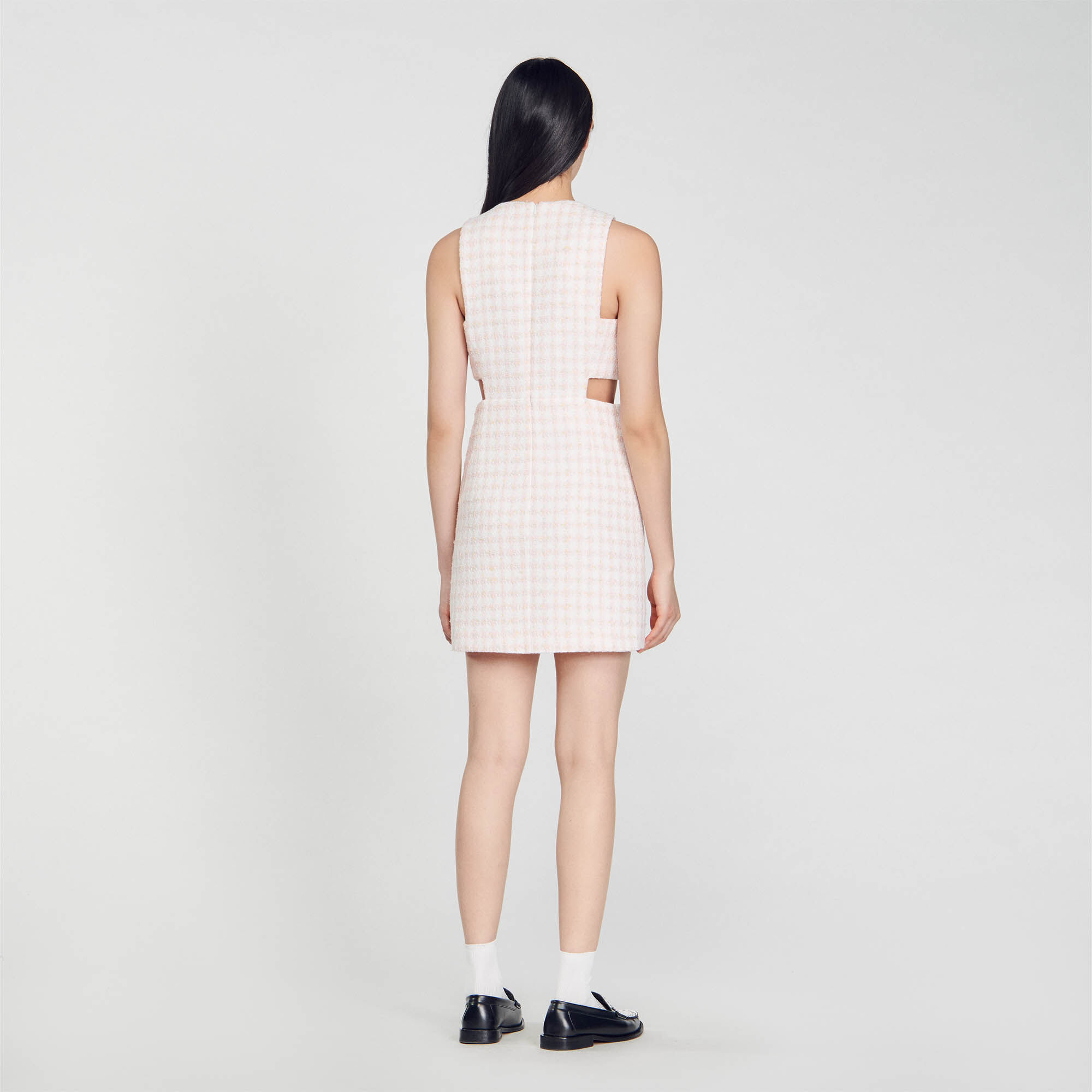 Sandro robe tweed clearance