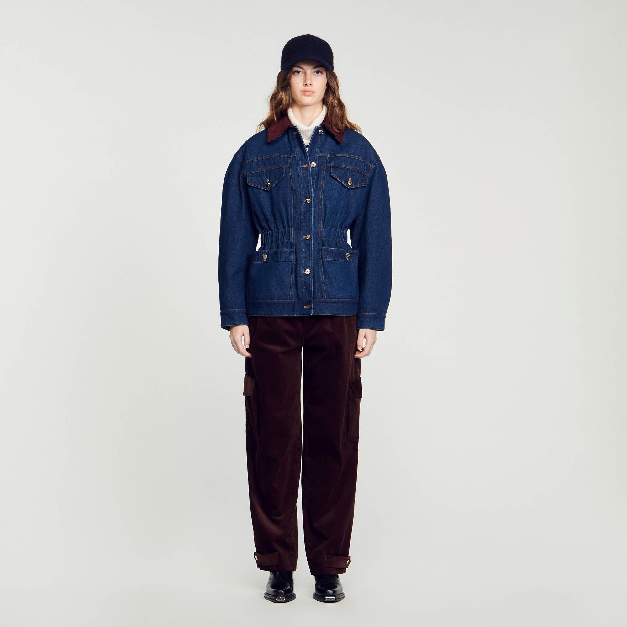 Veste en 2025 jean sandro femme