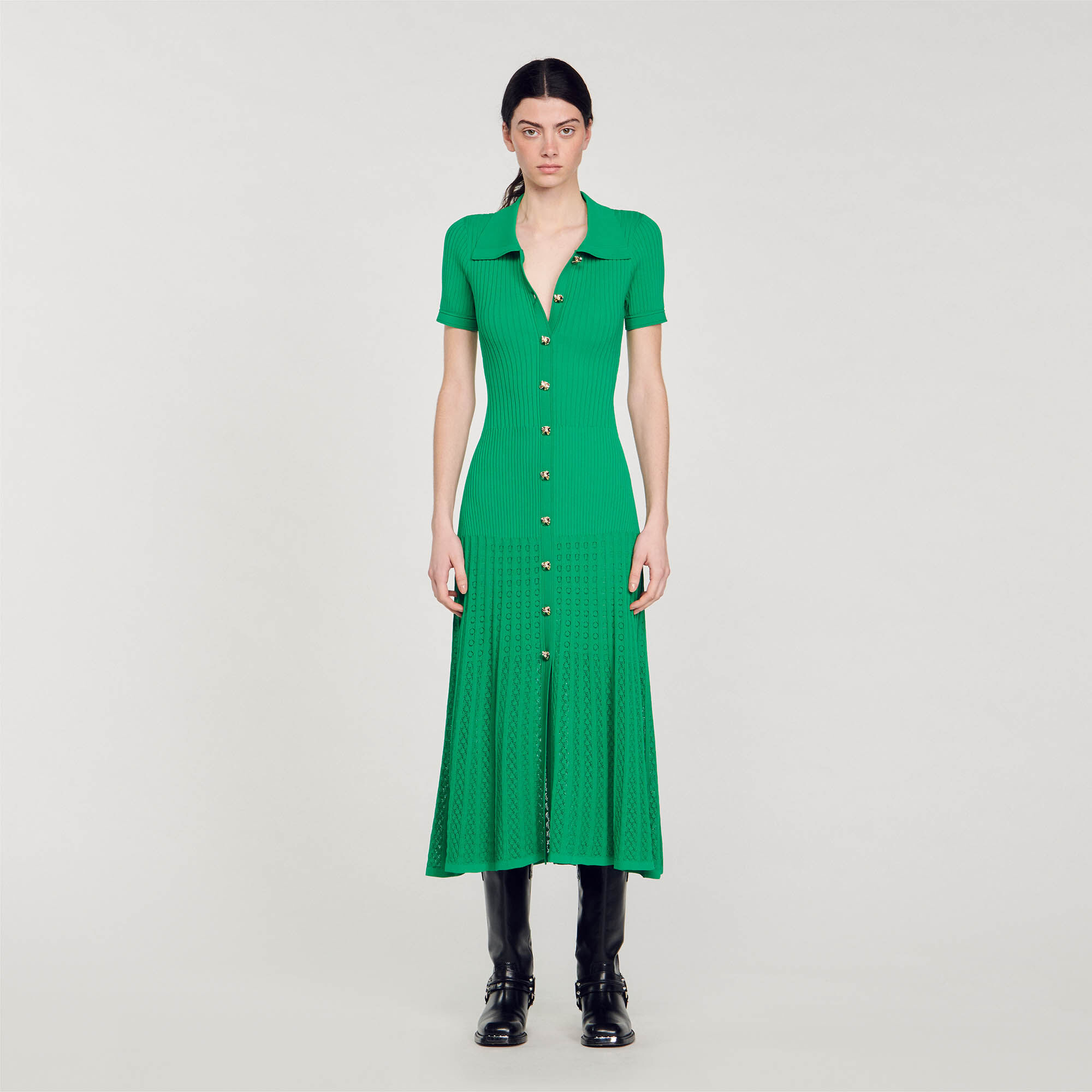 Robe 2025 maille sandro