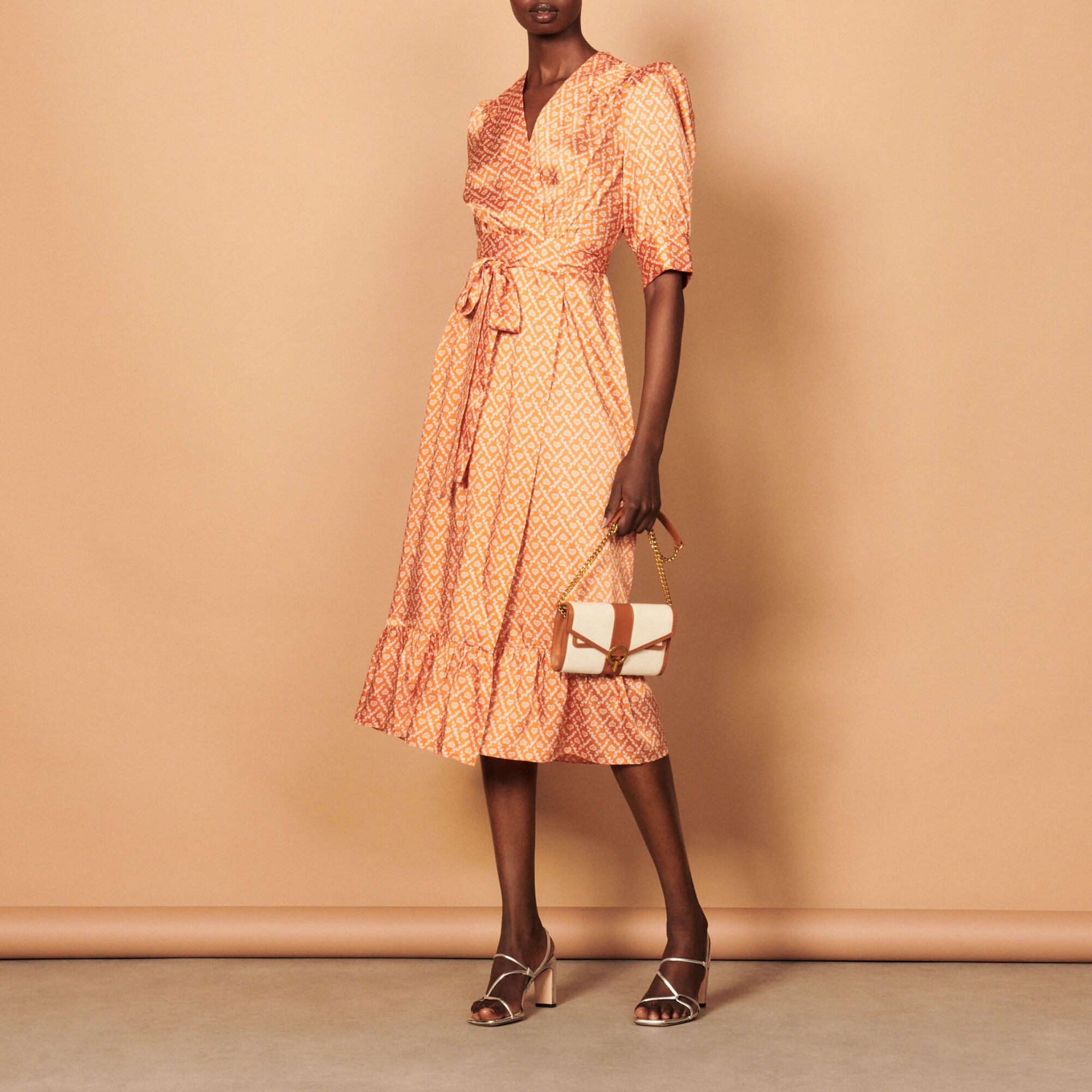 Robe portefeuille on sale sandro