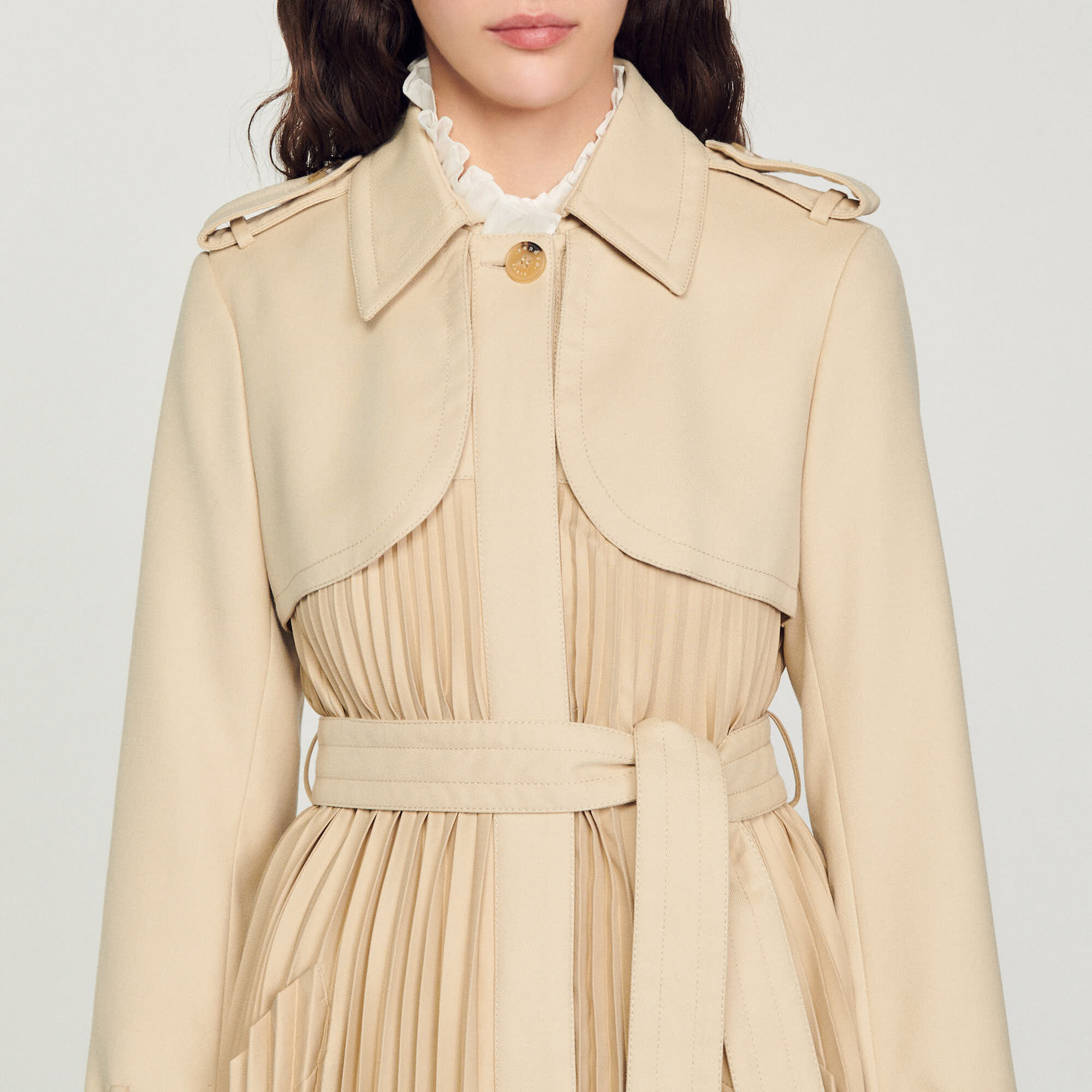 Sandro raincoat outlet