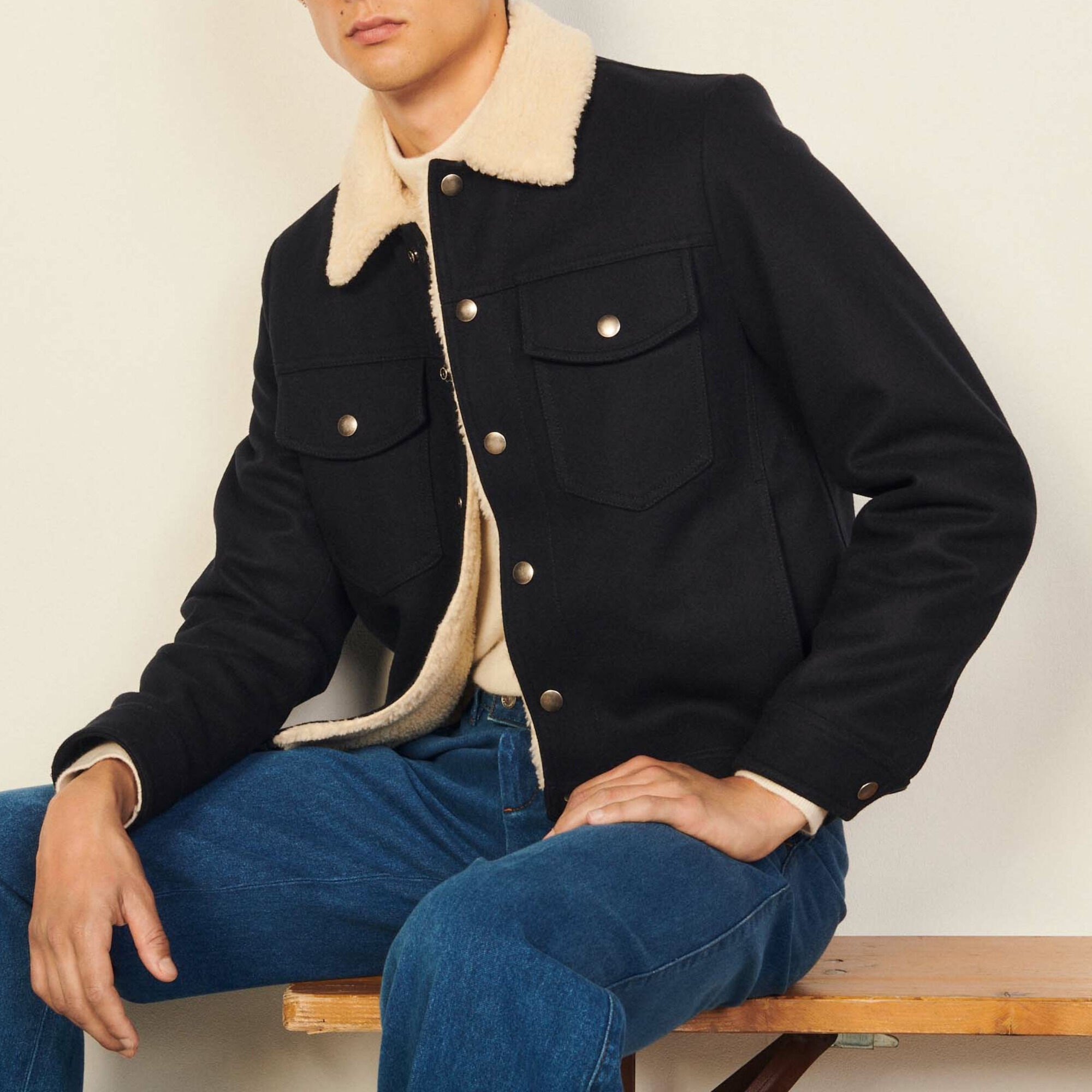 Blouson sandro homme outlet