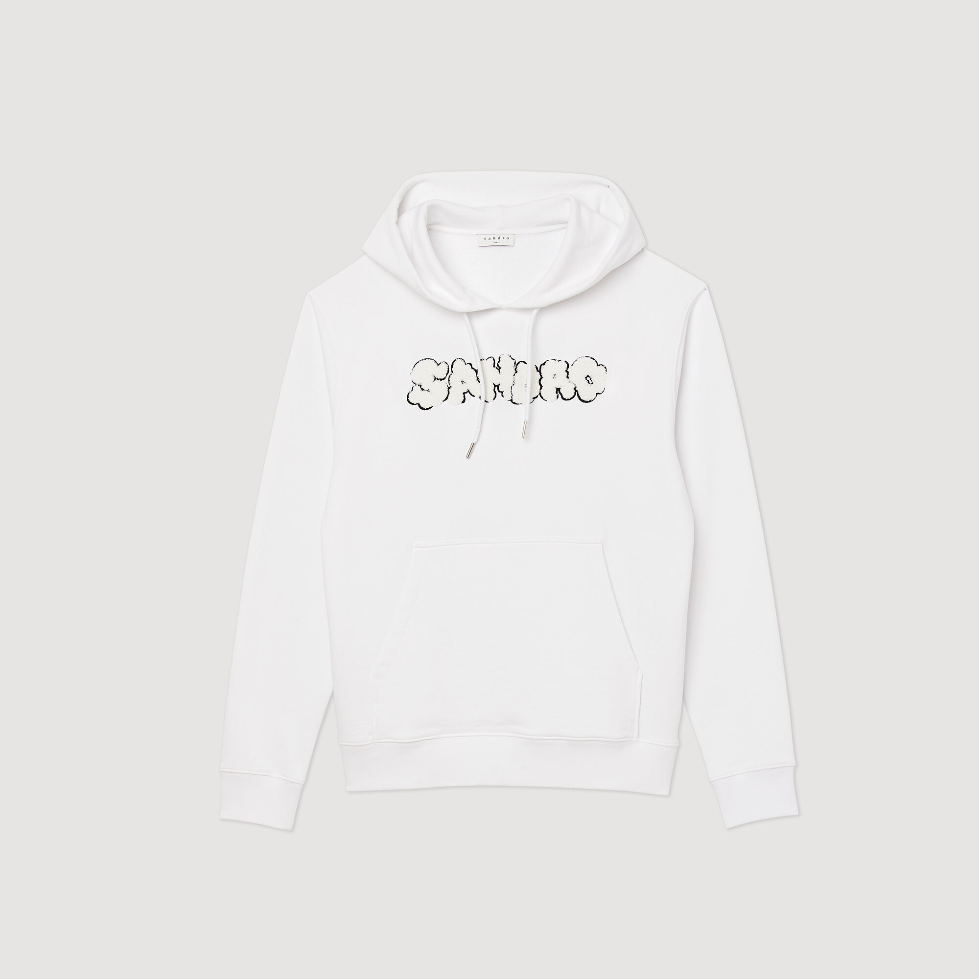 Sandro hoodie with embroidered store patch