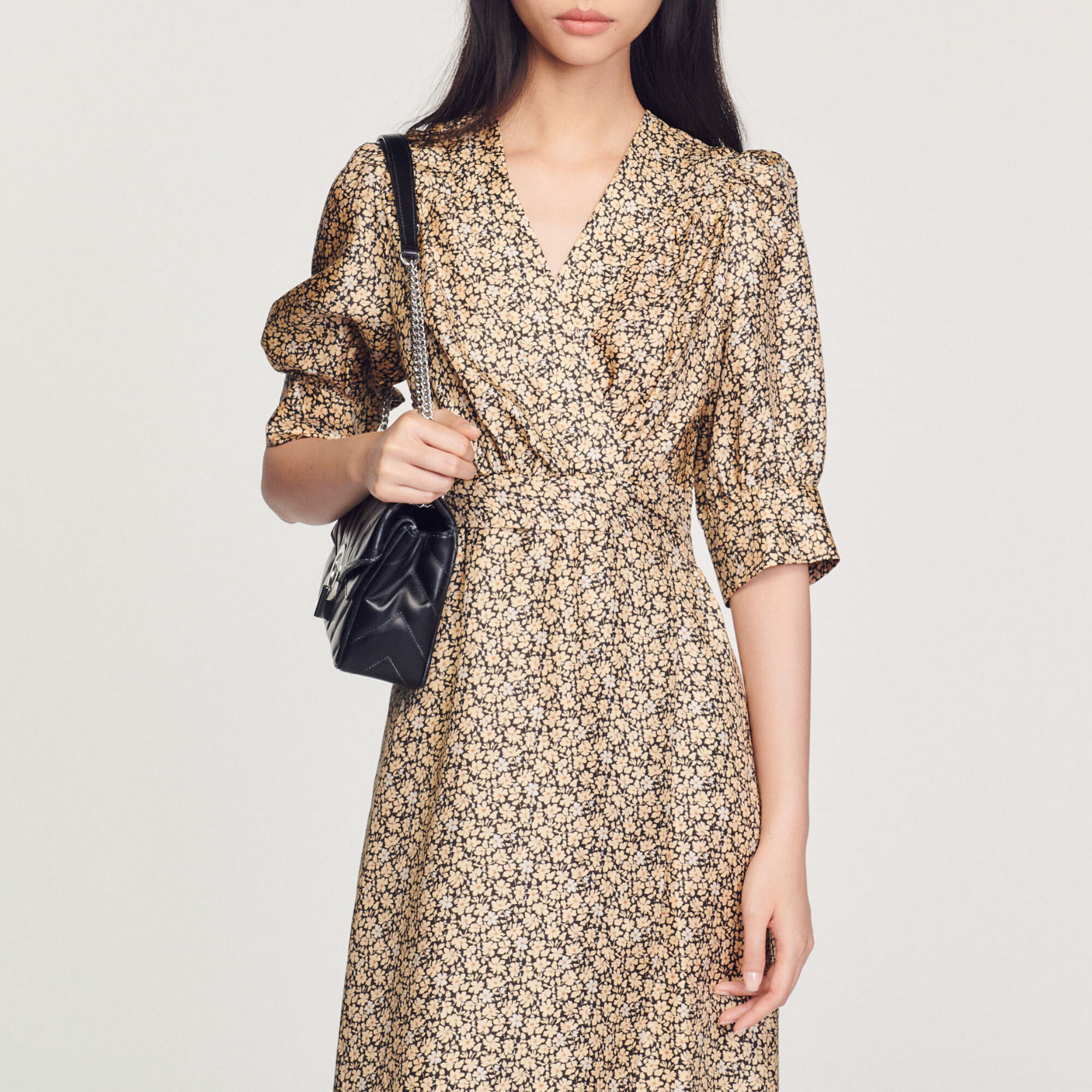 Sandro store wrap dress