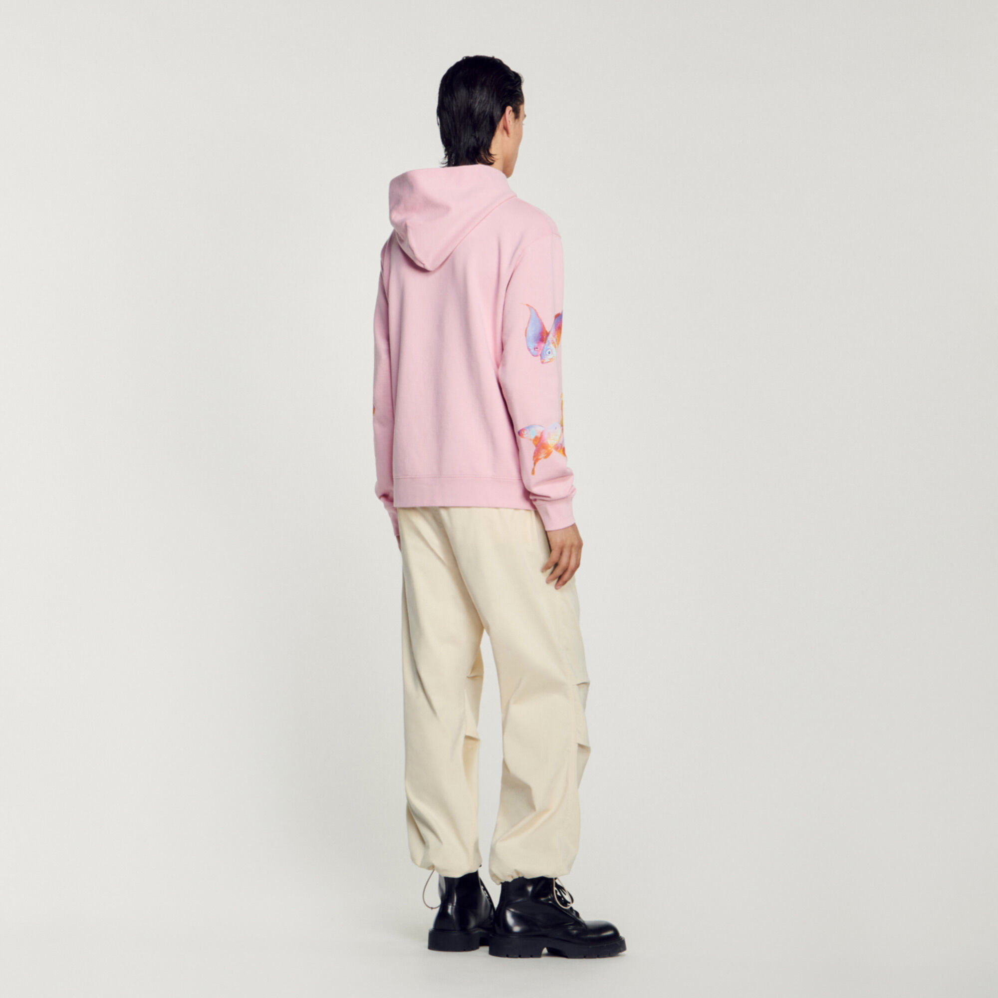 Off white pink cherry blossom deals hoodie