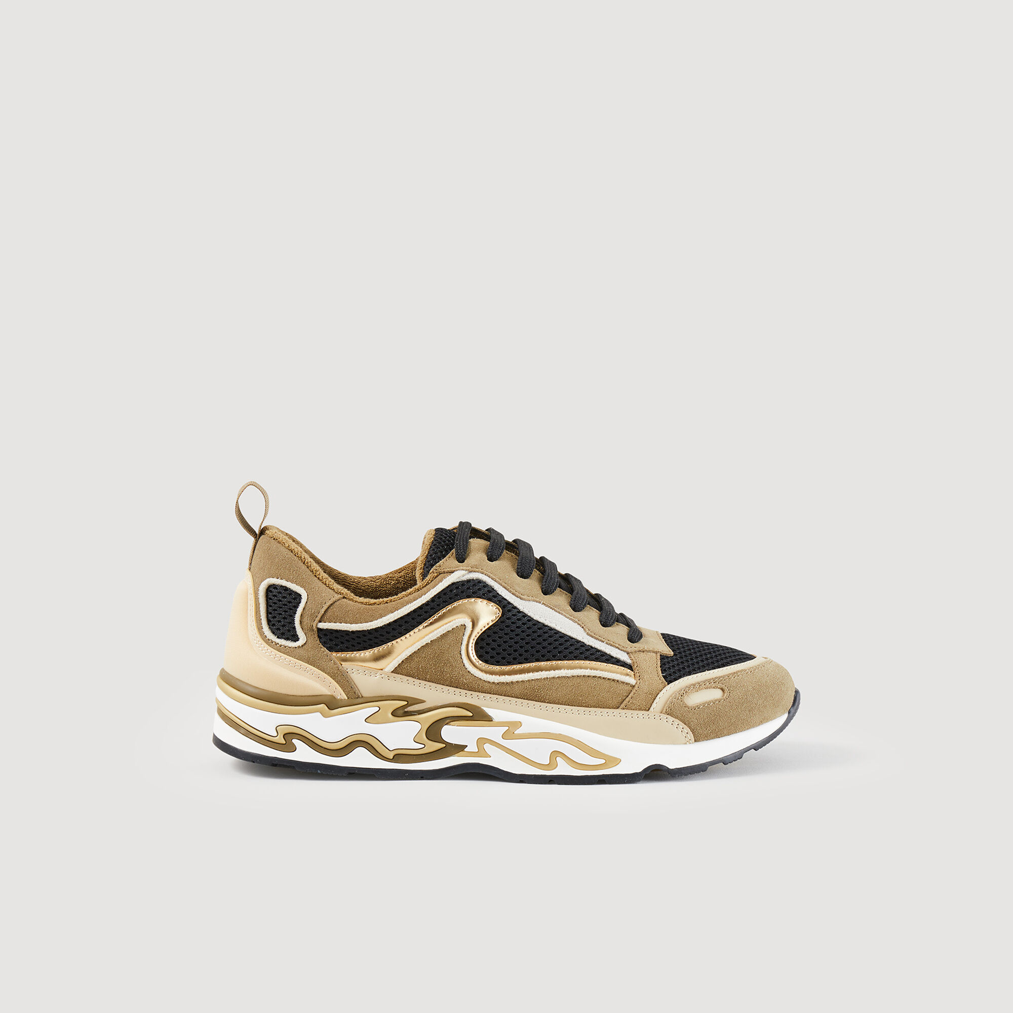 Sandro sneakers flames clearance