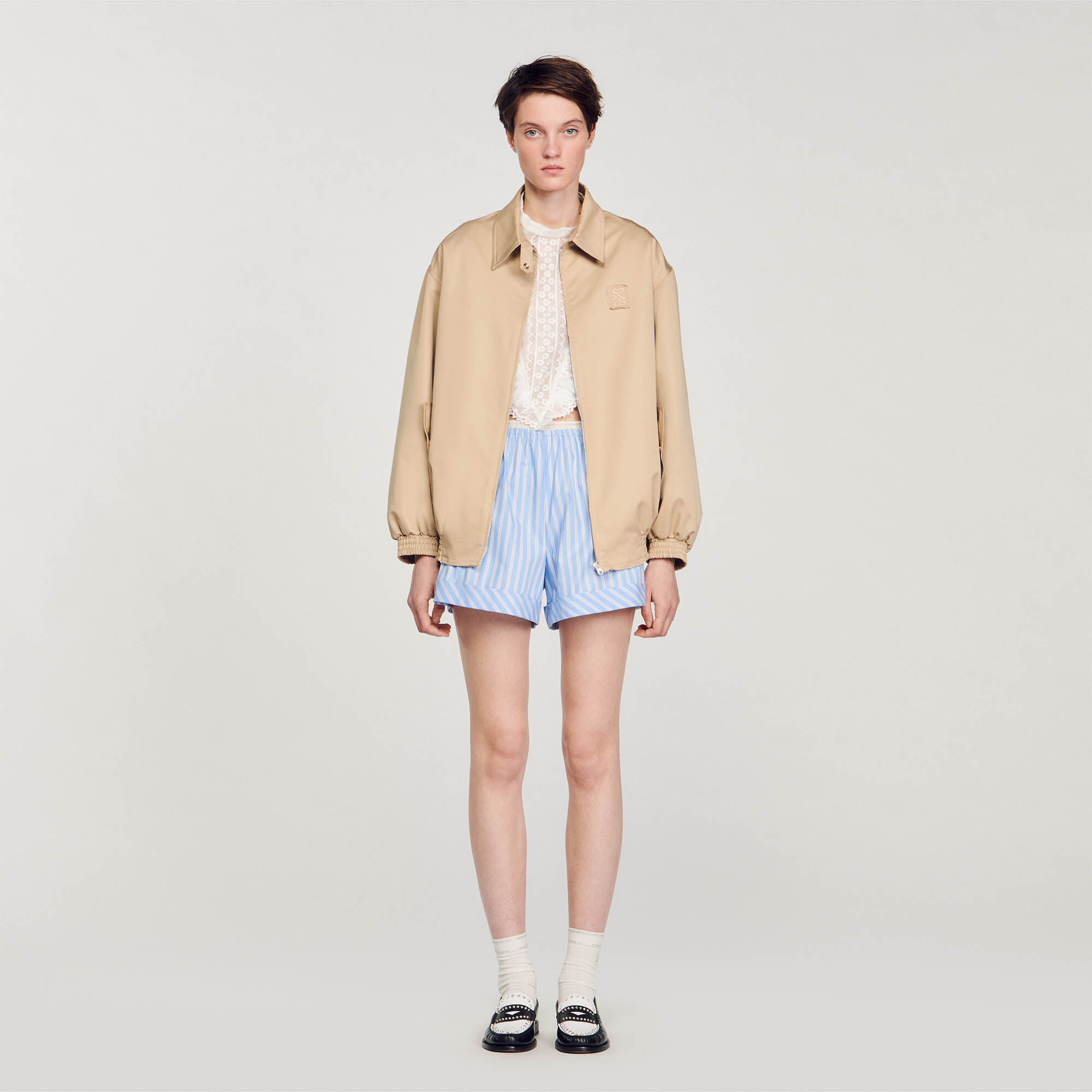 Shorty beige deals femme