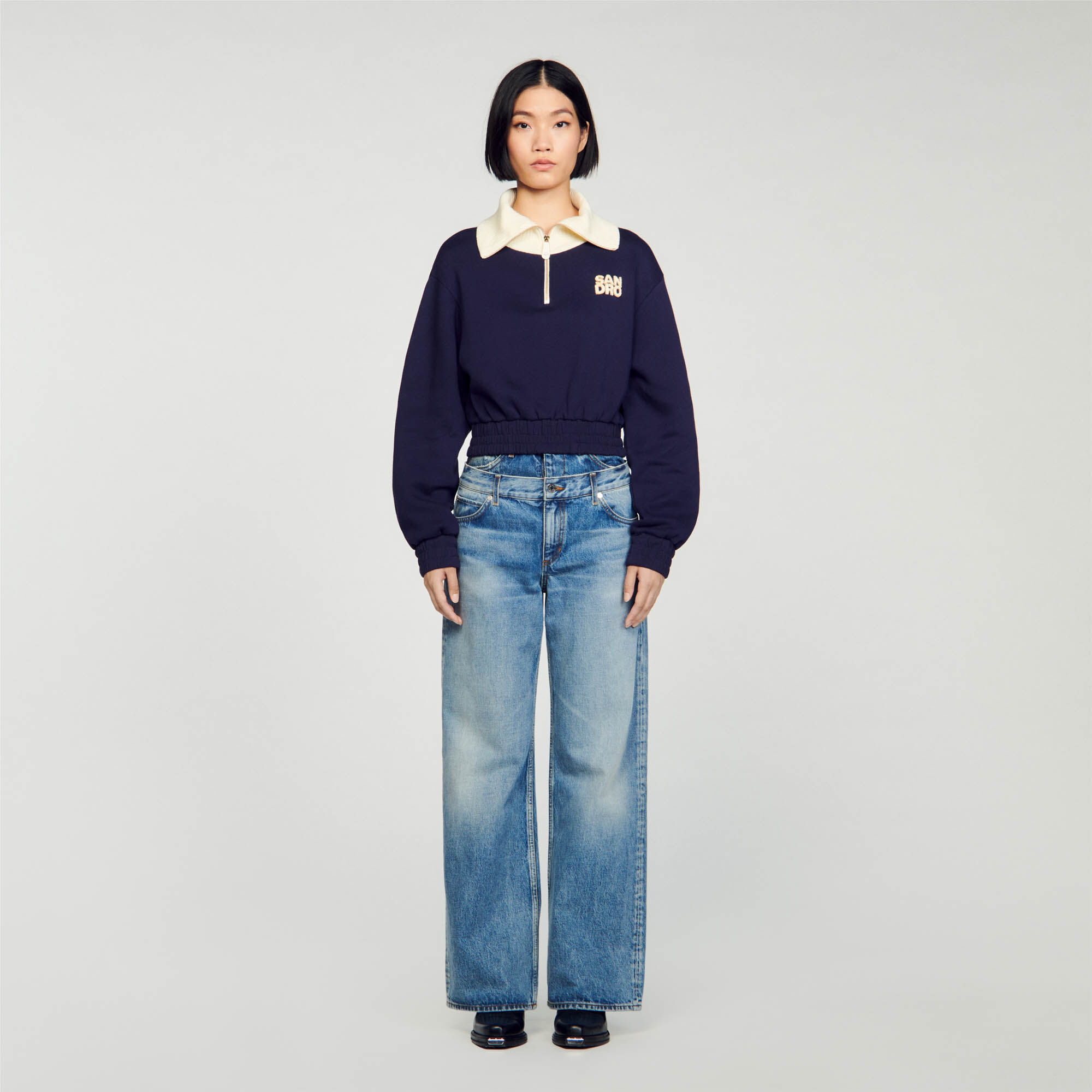 Sandro sweat femme sales